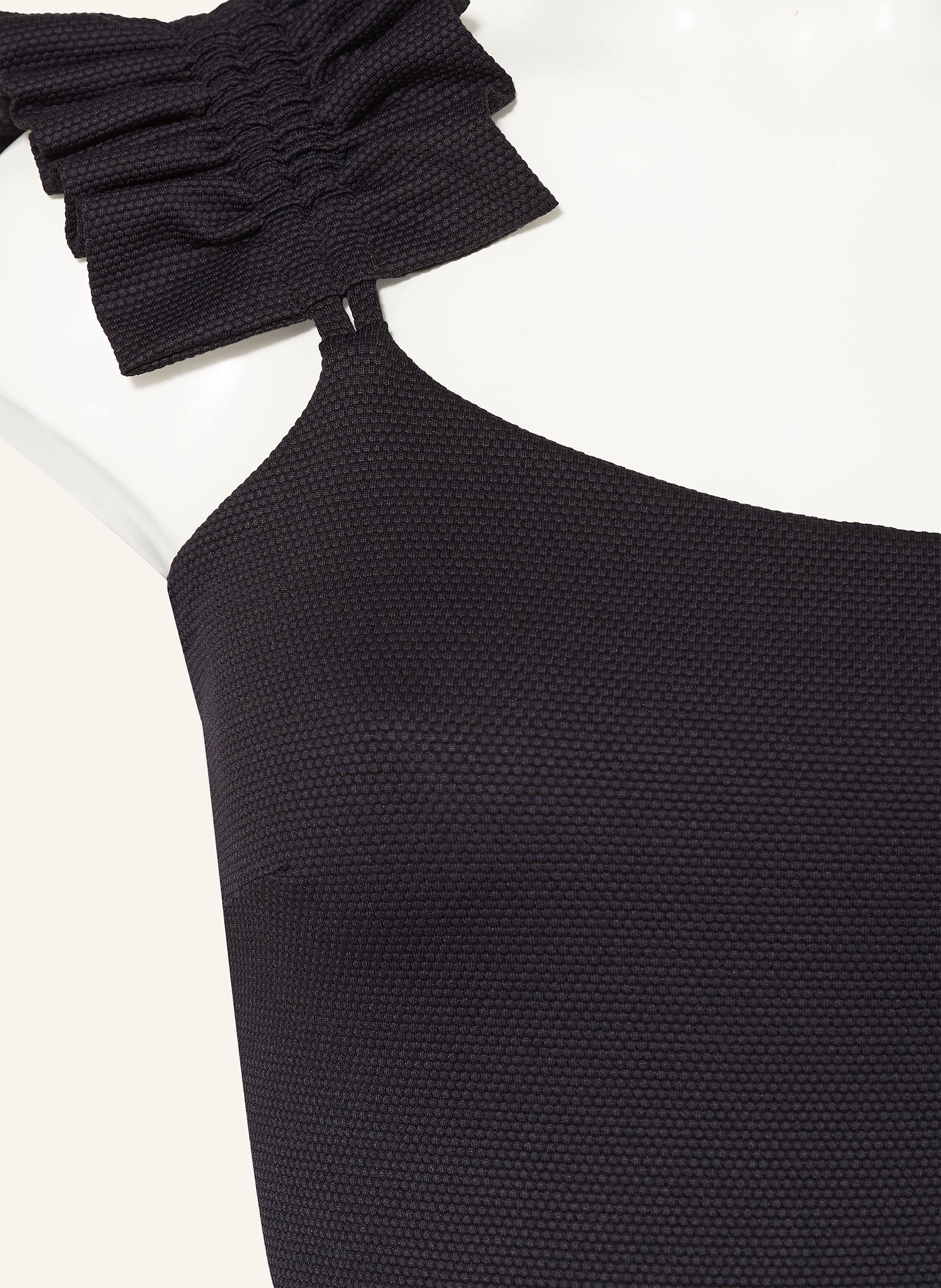 Thumbnail - Mymarini One-Shoulder-Badeanzug Swimsuit No. 3 Mit Uv-Schutz 50+ schwarz