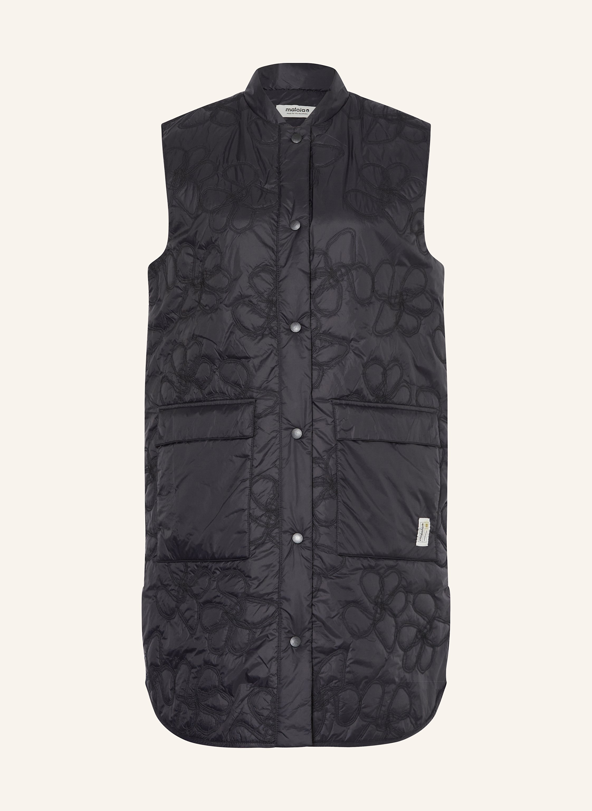 maloja Steppweste in schwarz