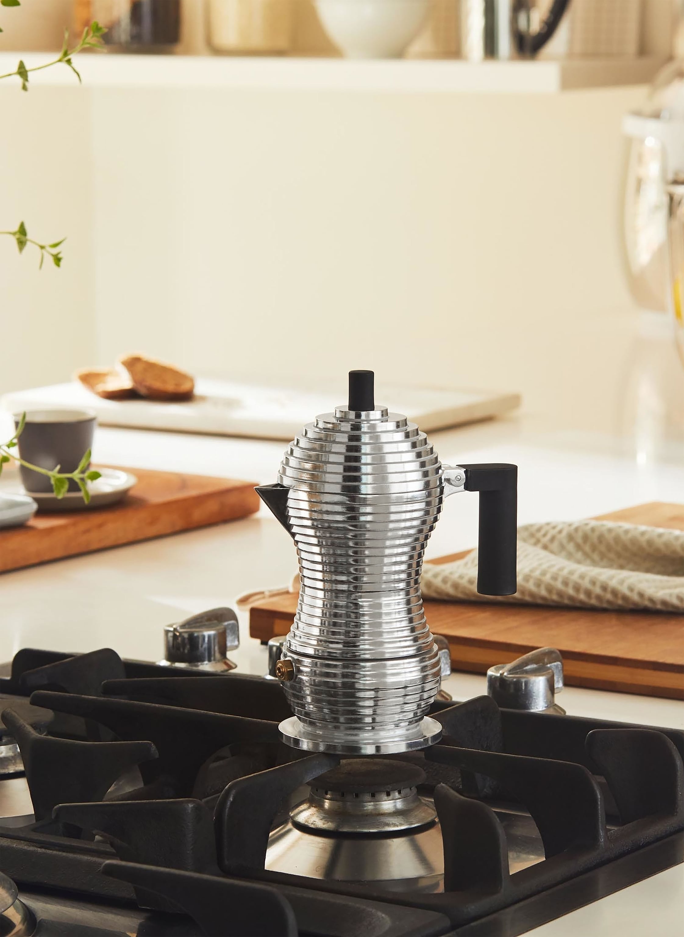 Thumbnail - Alessi 2-Tlg. Kaffee-Set Alessi & Coffee silber
