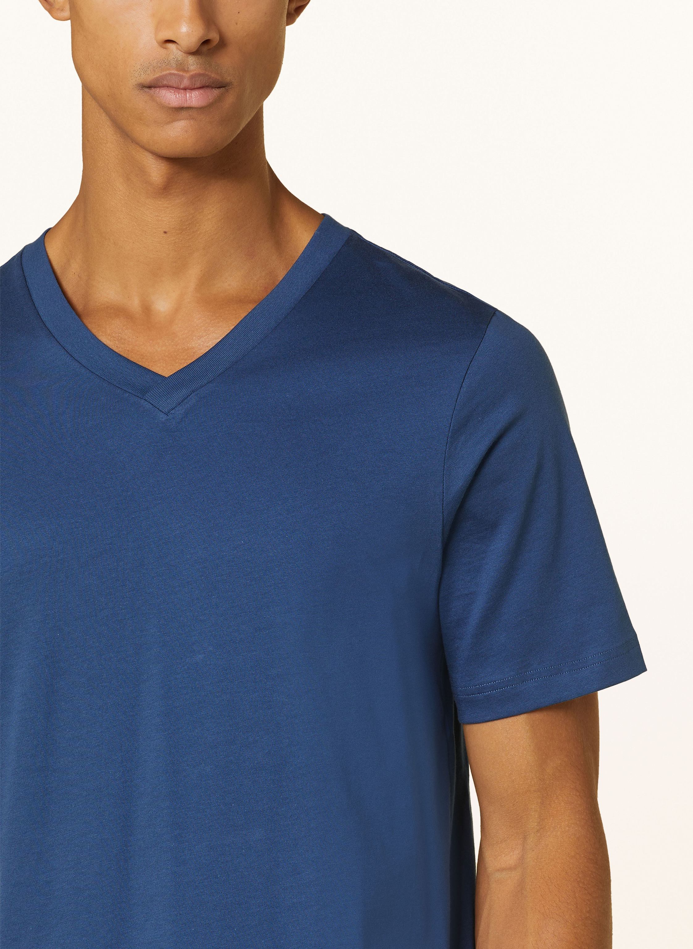 Thumbnail - Schiesser Schlafshirt Mix+Relax blau