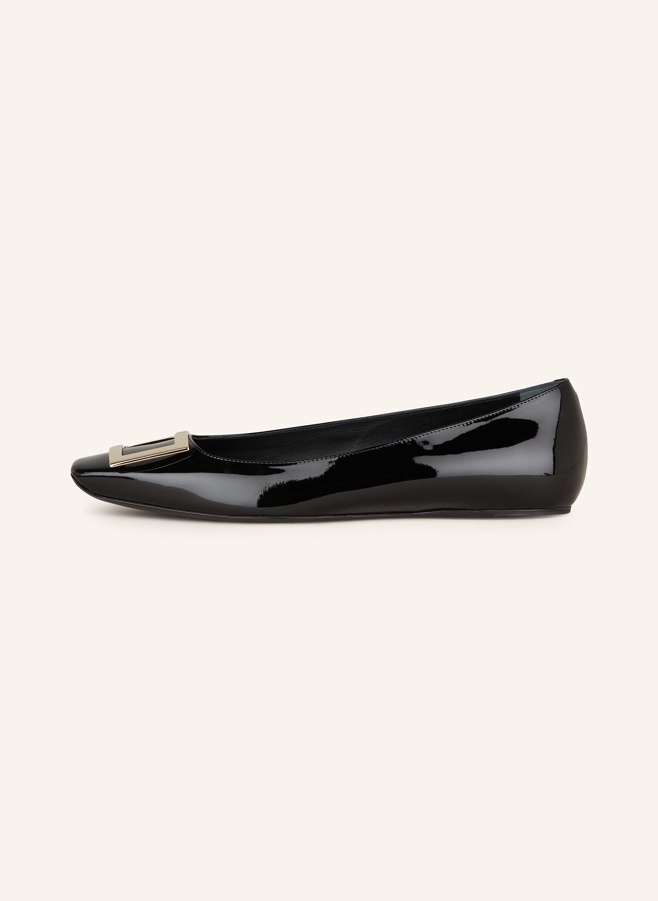 Thumbnail - Roger Vivier Lackballerinas Trompette schwarz