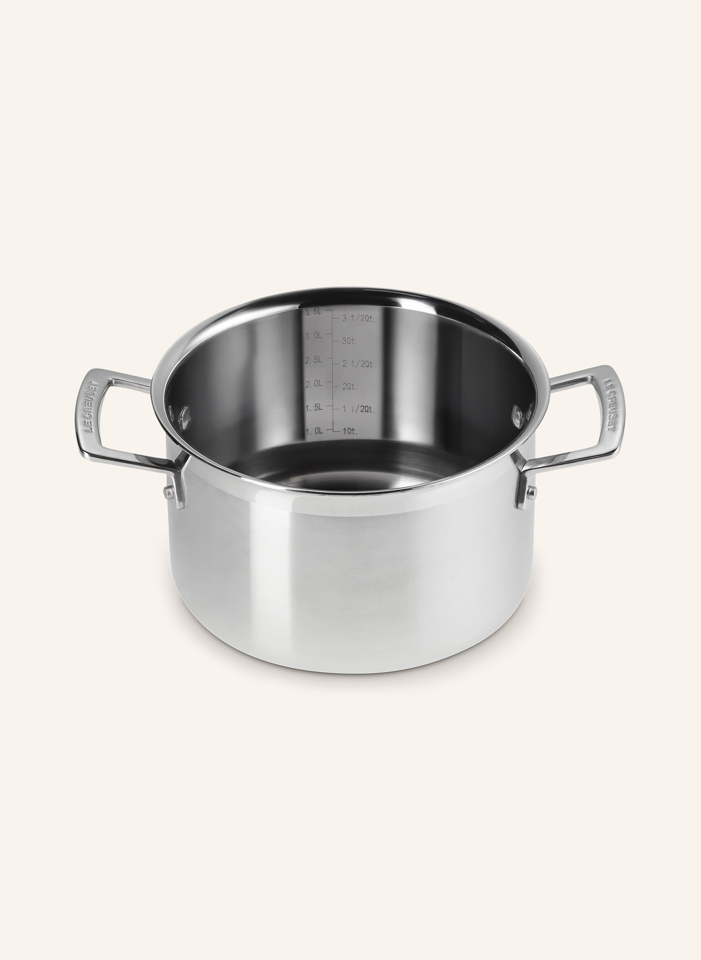Thumbnail - Le Creuset Kochtopf Mit Dämpfeinsatz silber