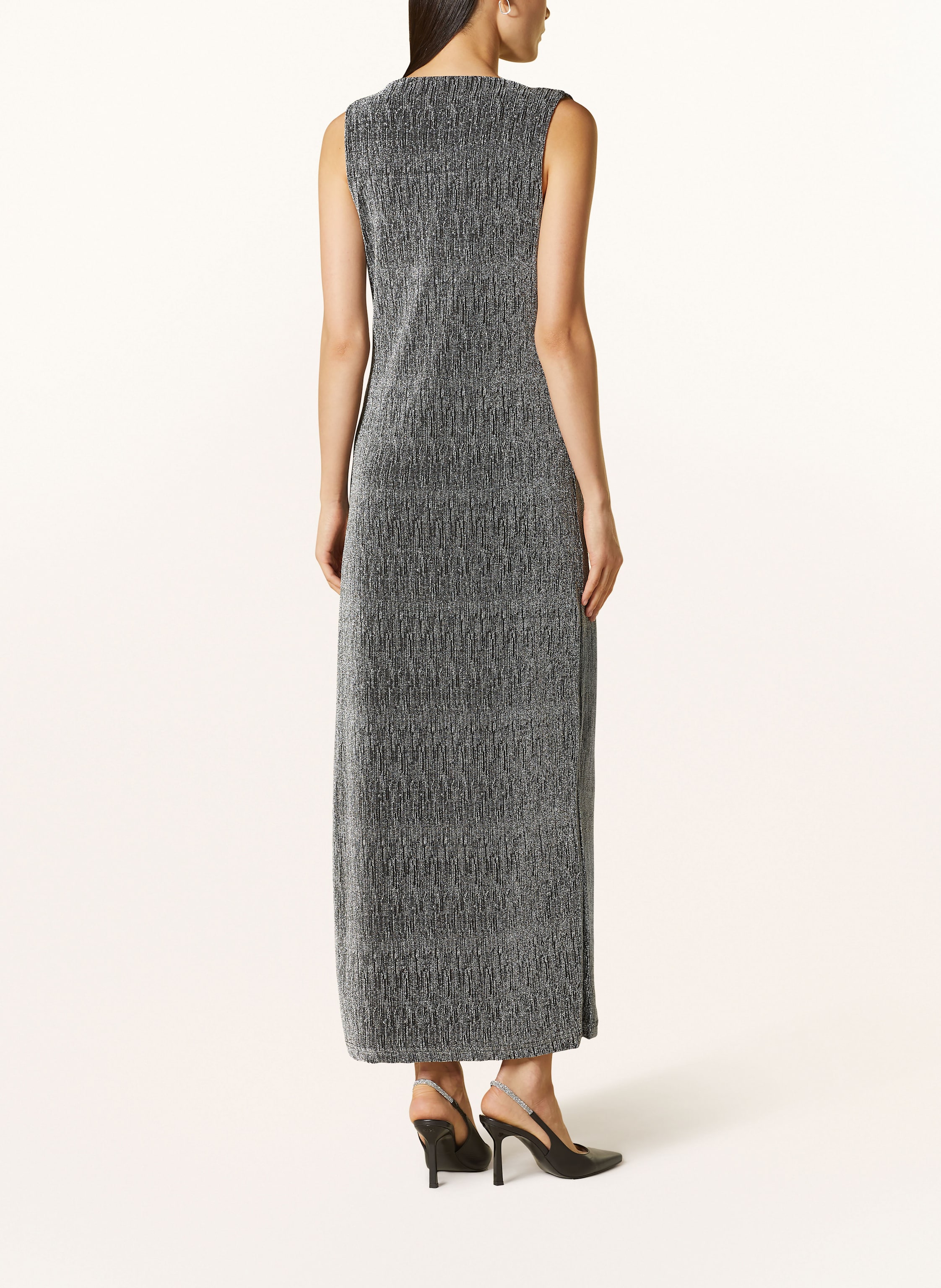 Thumbnail - Selected Femme Kleid Mit Glitzergarn silber