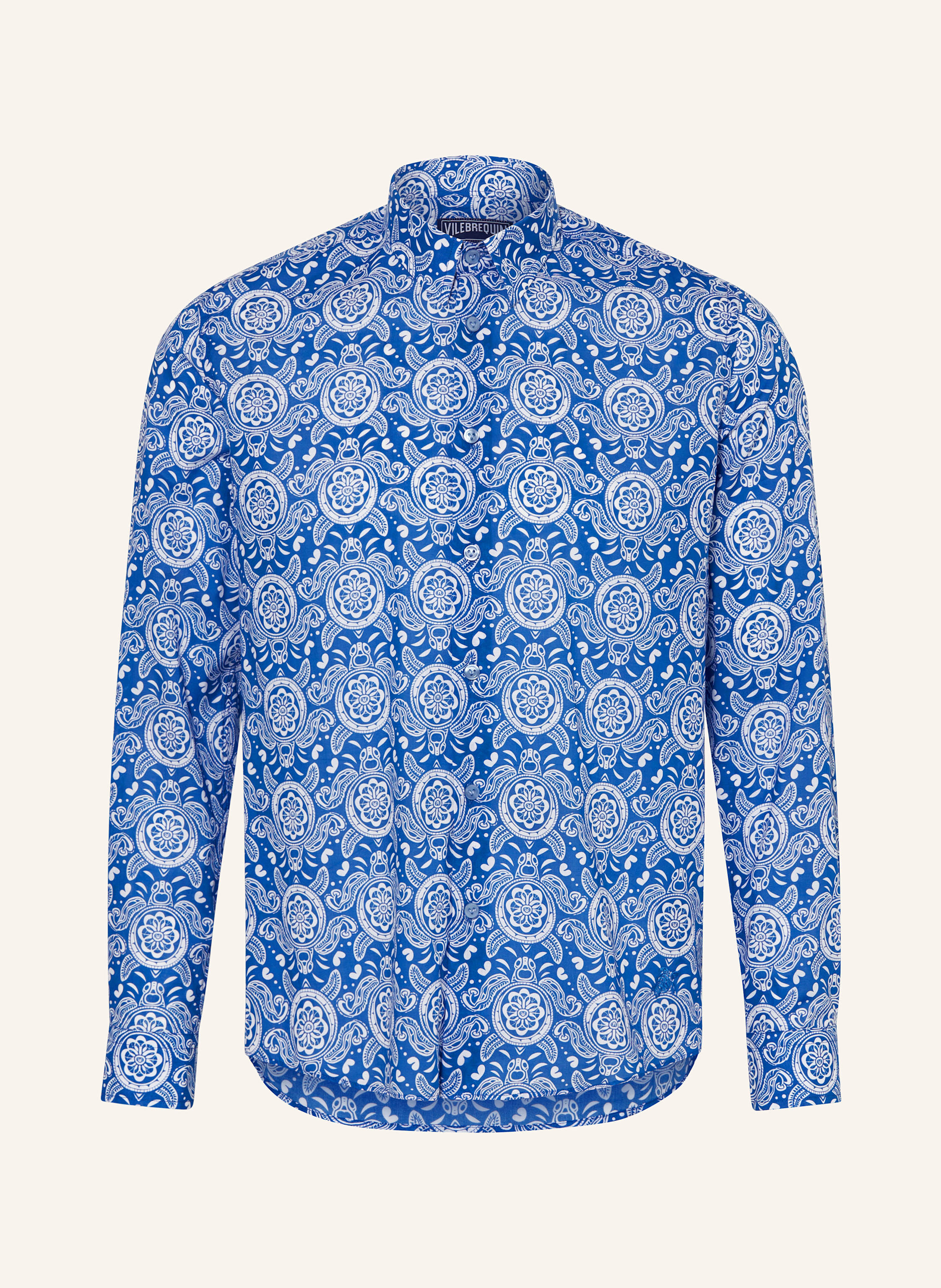 Vilebrequin Vilebrequin Hemd Caracal Slim Fit blau in BLAU / WEISS