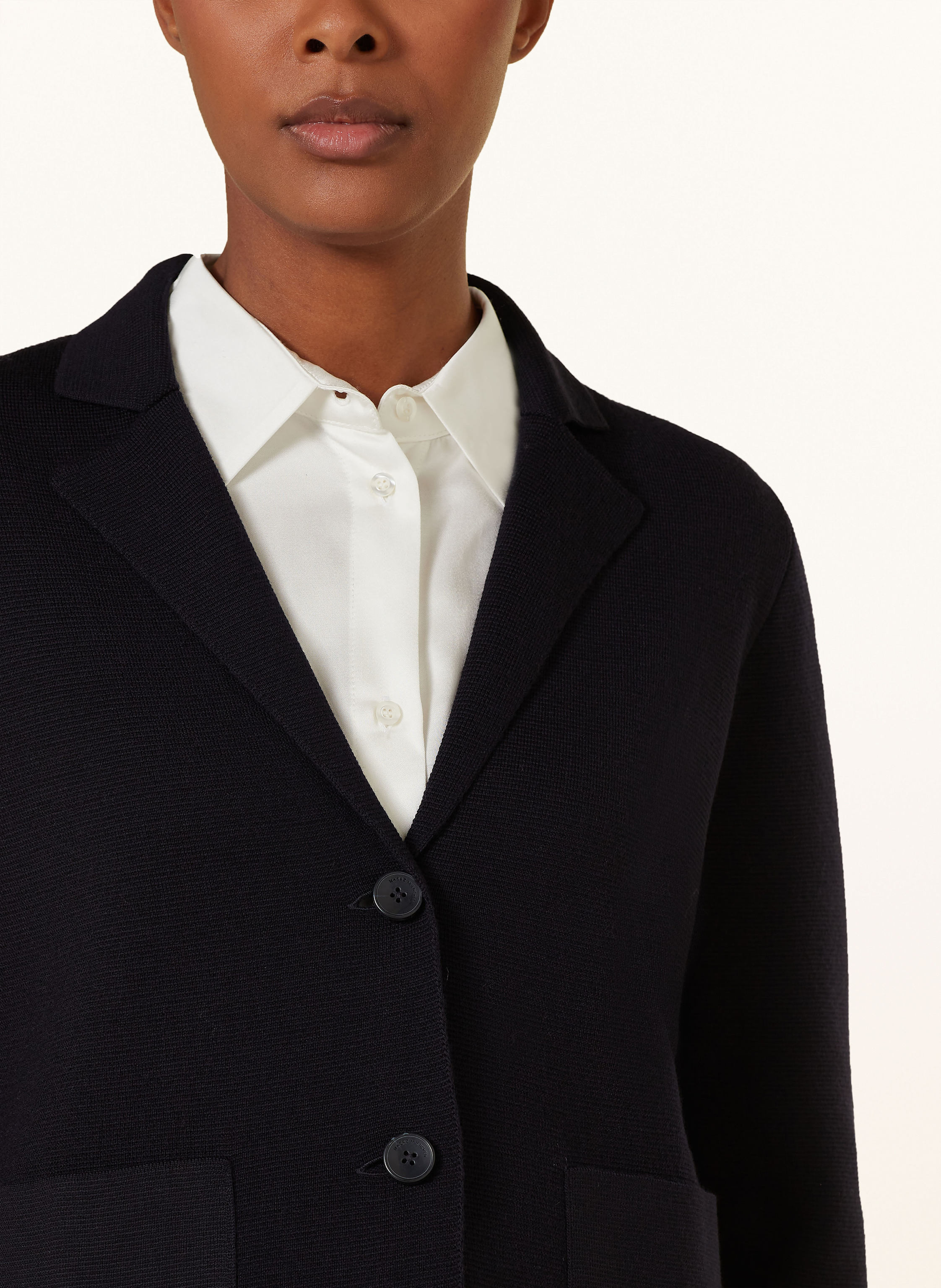 Thumbnail - Maerz Muenchen Strickblazer blau