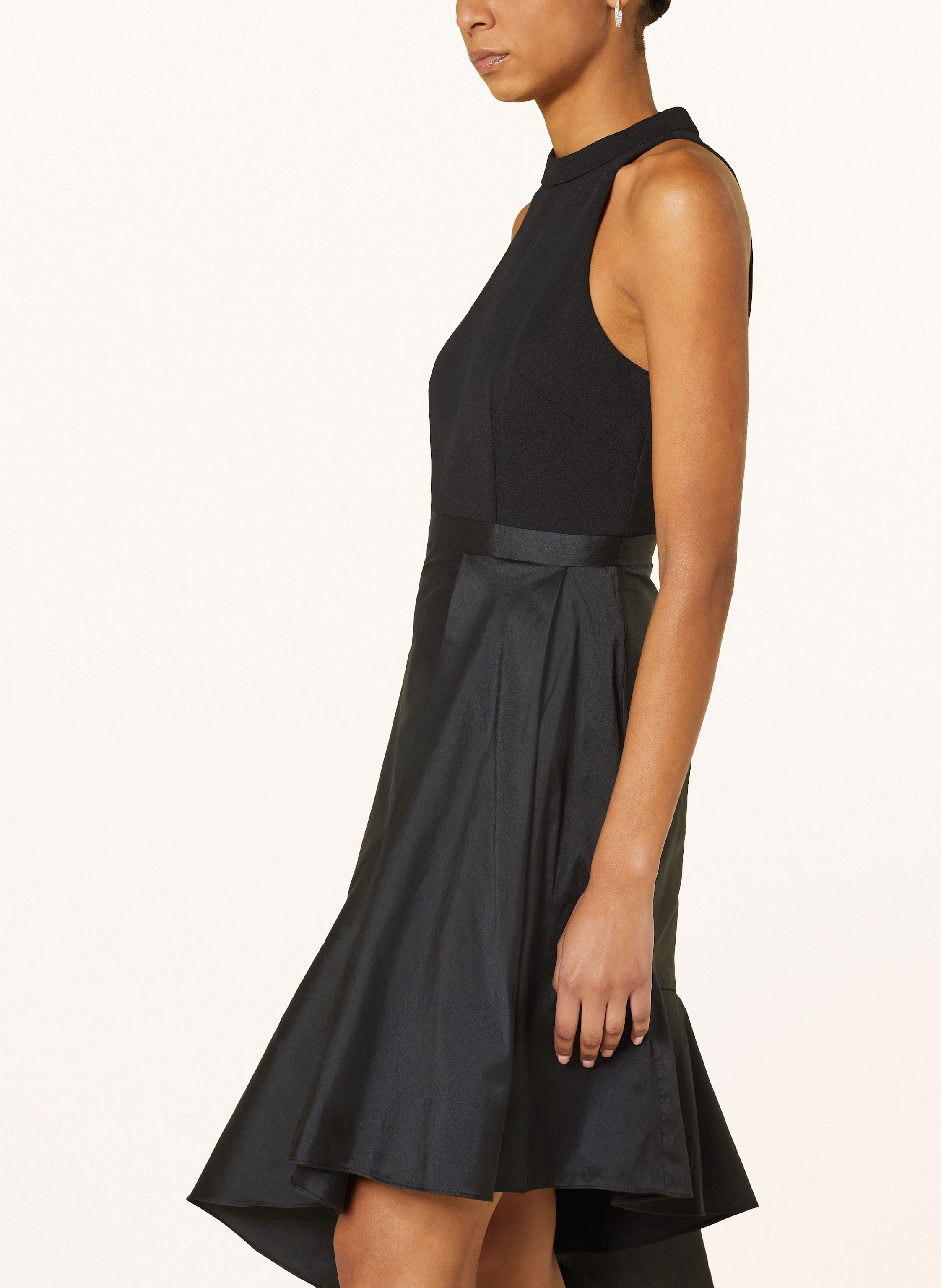 Thumbnail - Adrianna Papell Cocktailkleid Im Materialmix schwarz