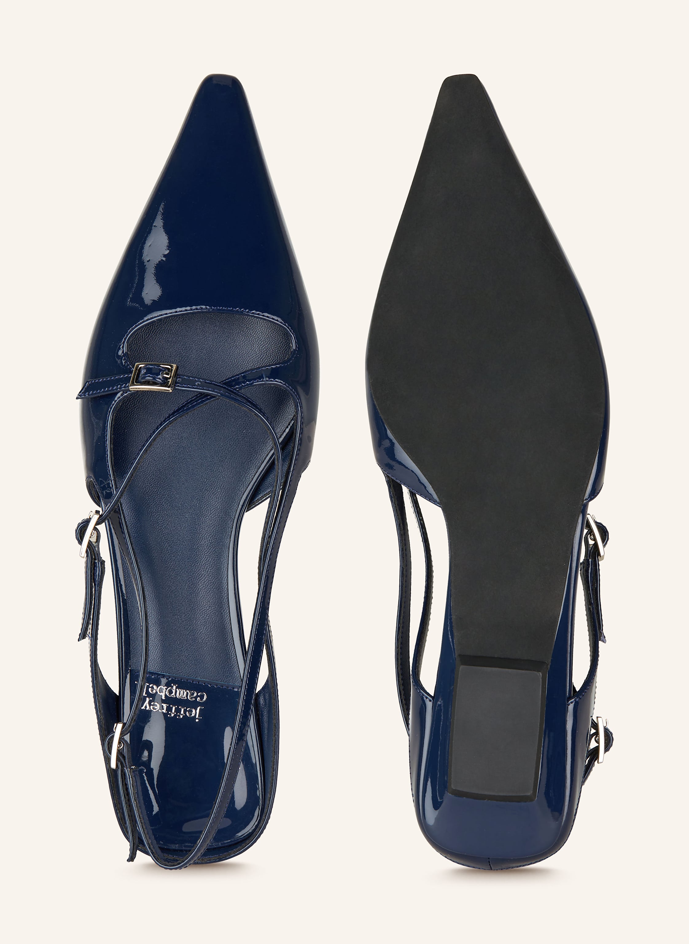 Thumbnail - Jeffrey Campbell Slingballerinas Fax.Me-Lo blau