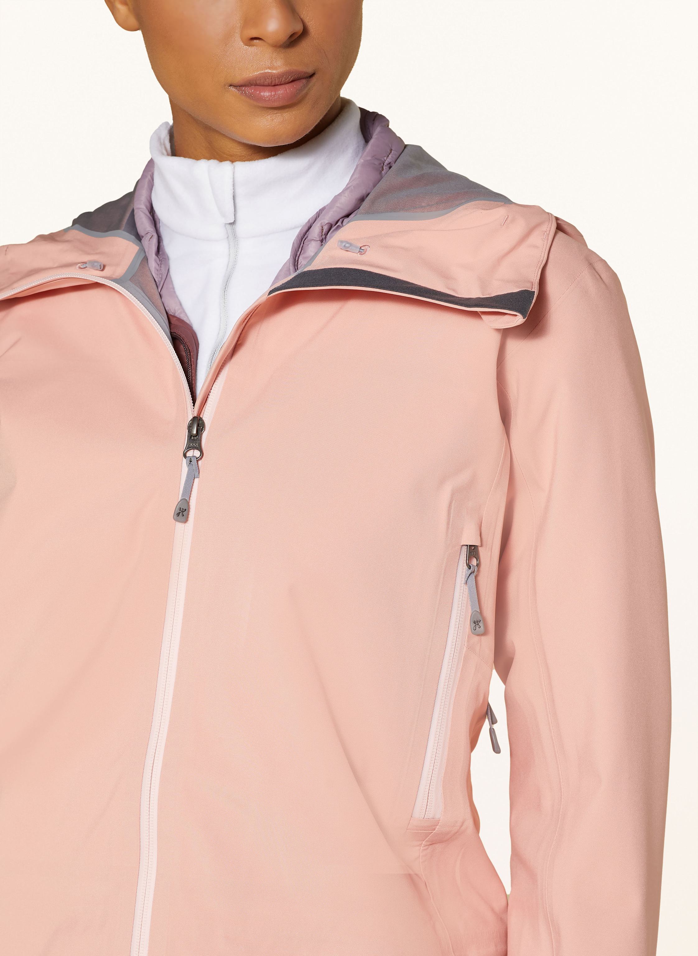 Thumbnail - Houdini Hardshell-Skijacke Ride rosa