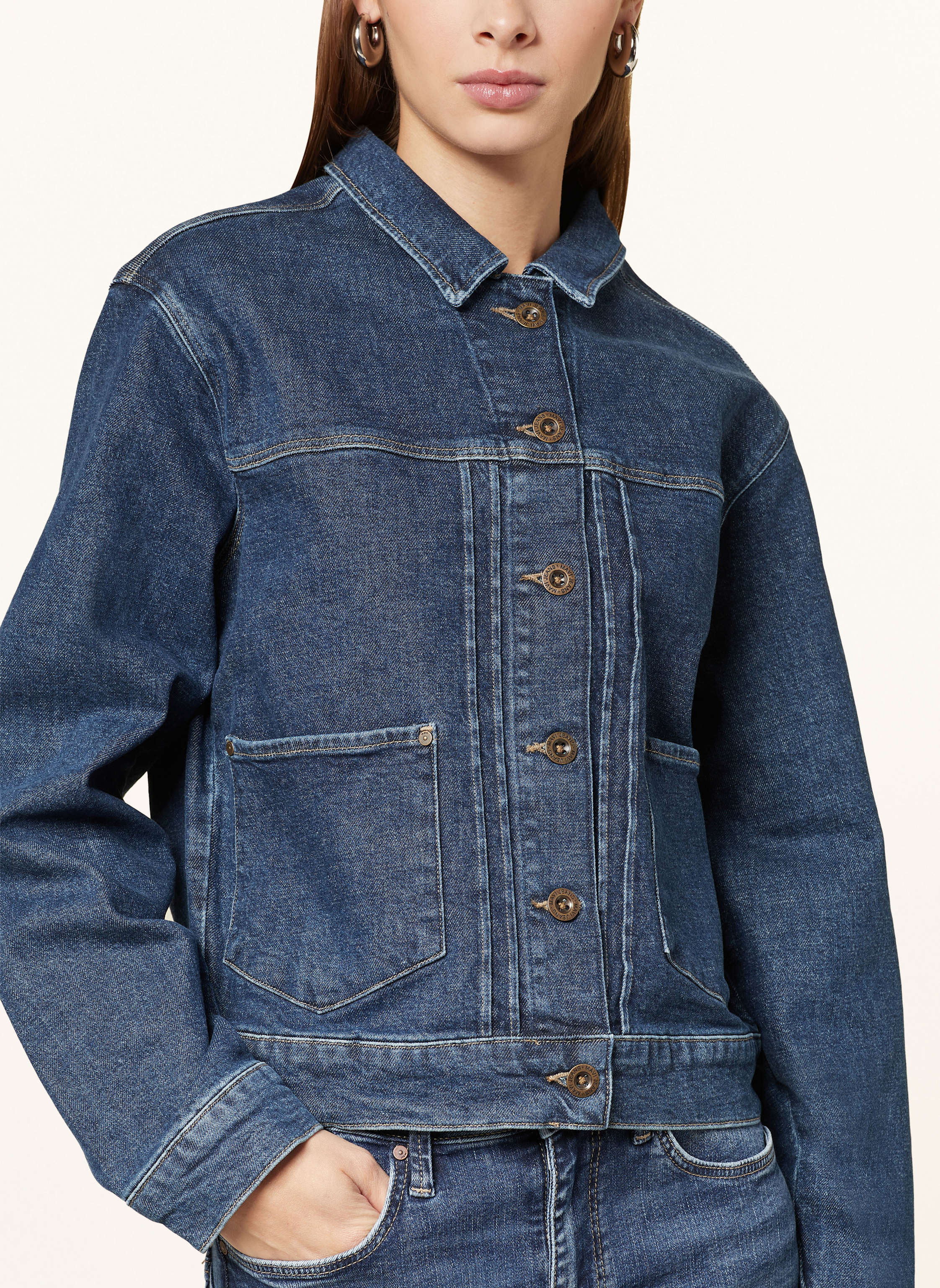 Thumbnail - Mavi Jeansjacke Laurel blau