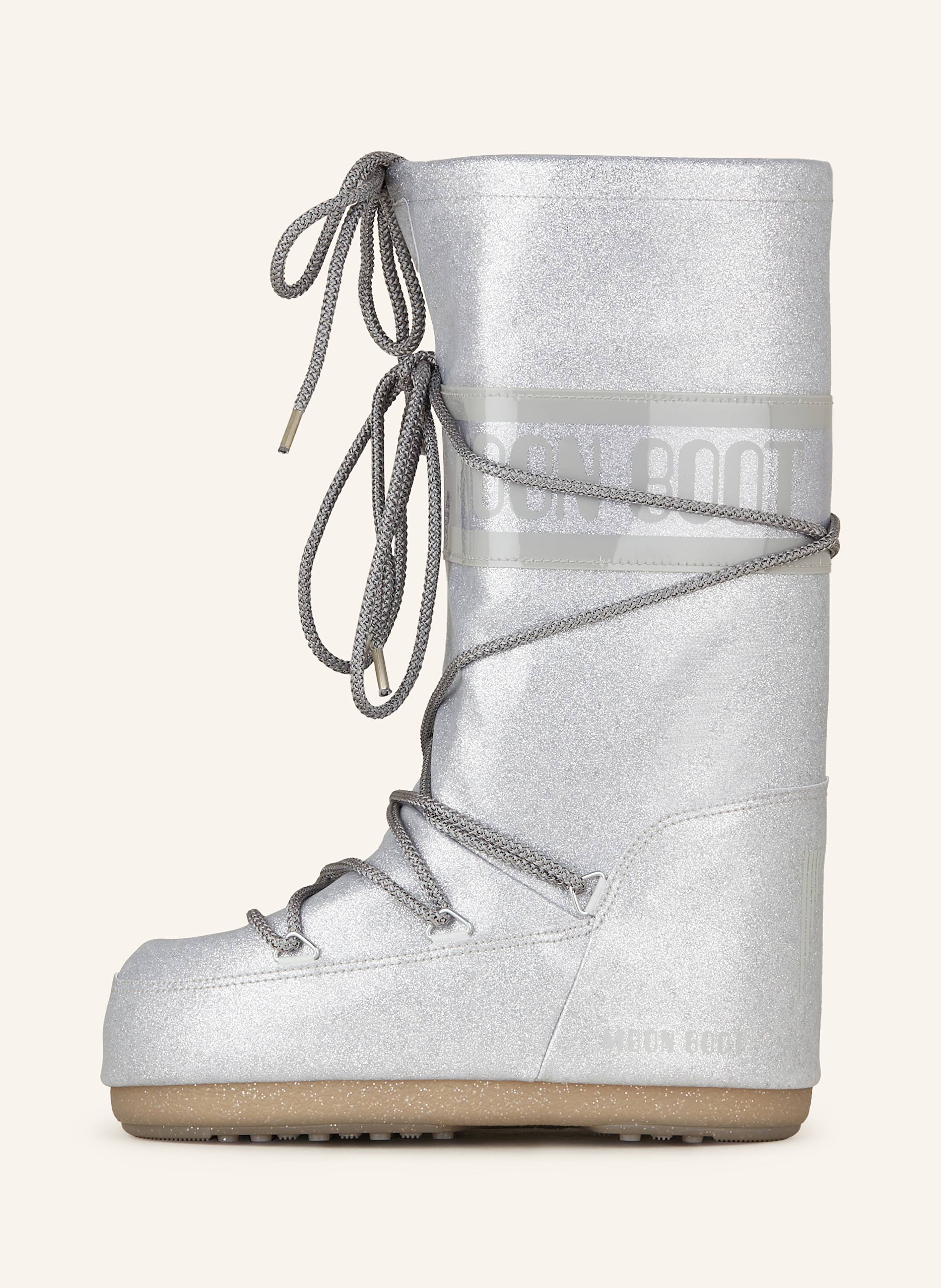 Thumbnail - Moon Boot Moon Boots Icon Glitter silber