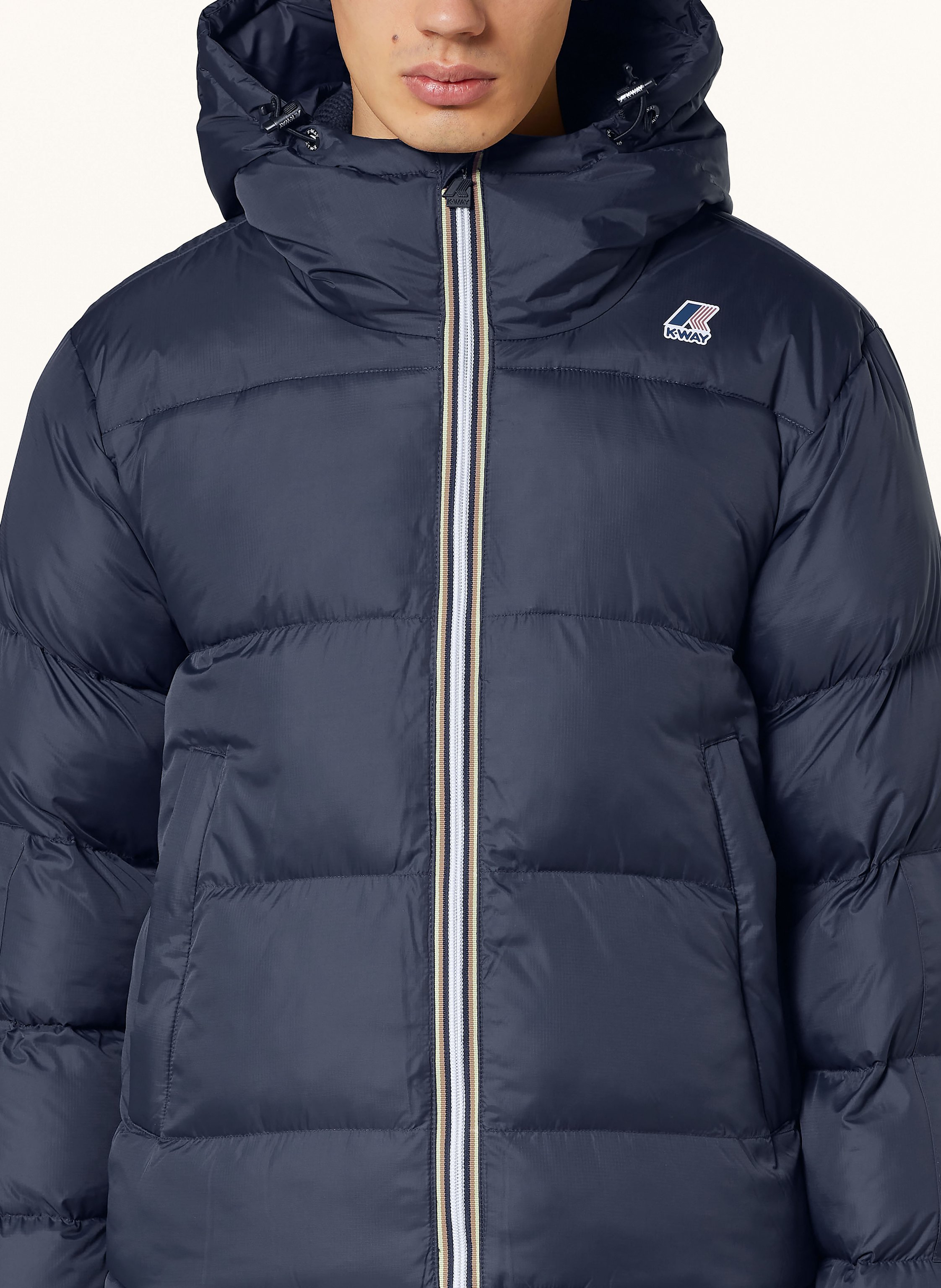 Thumbnail - K-Way Steppjacke Le Vrai Claude 3.0 blau
