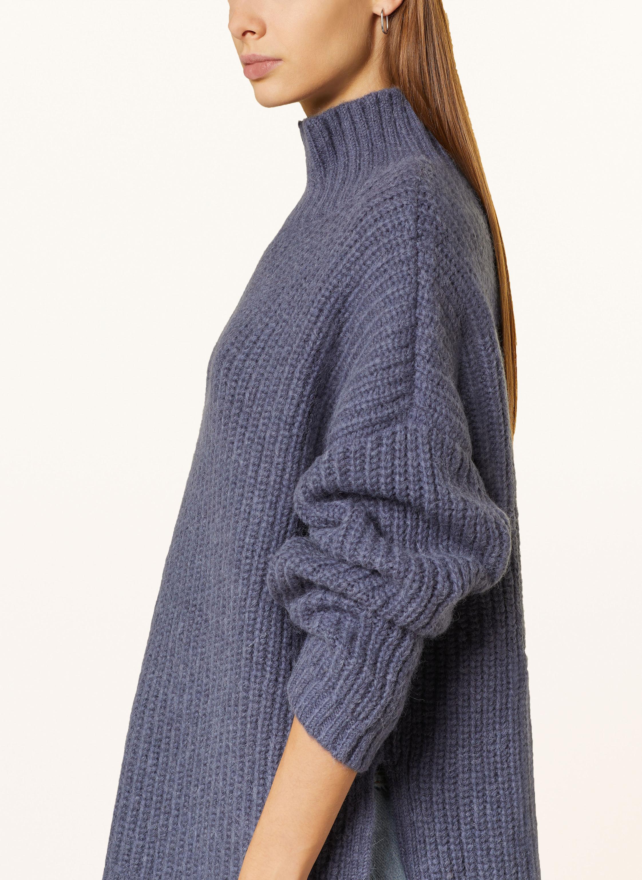 Thumbnail - dante6 Pullover d6rayure Mit Alpaka blau