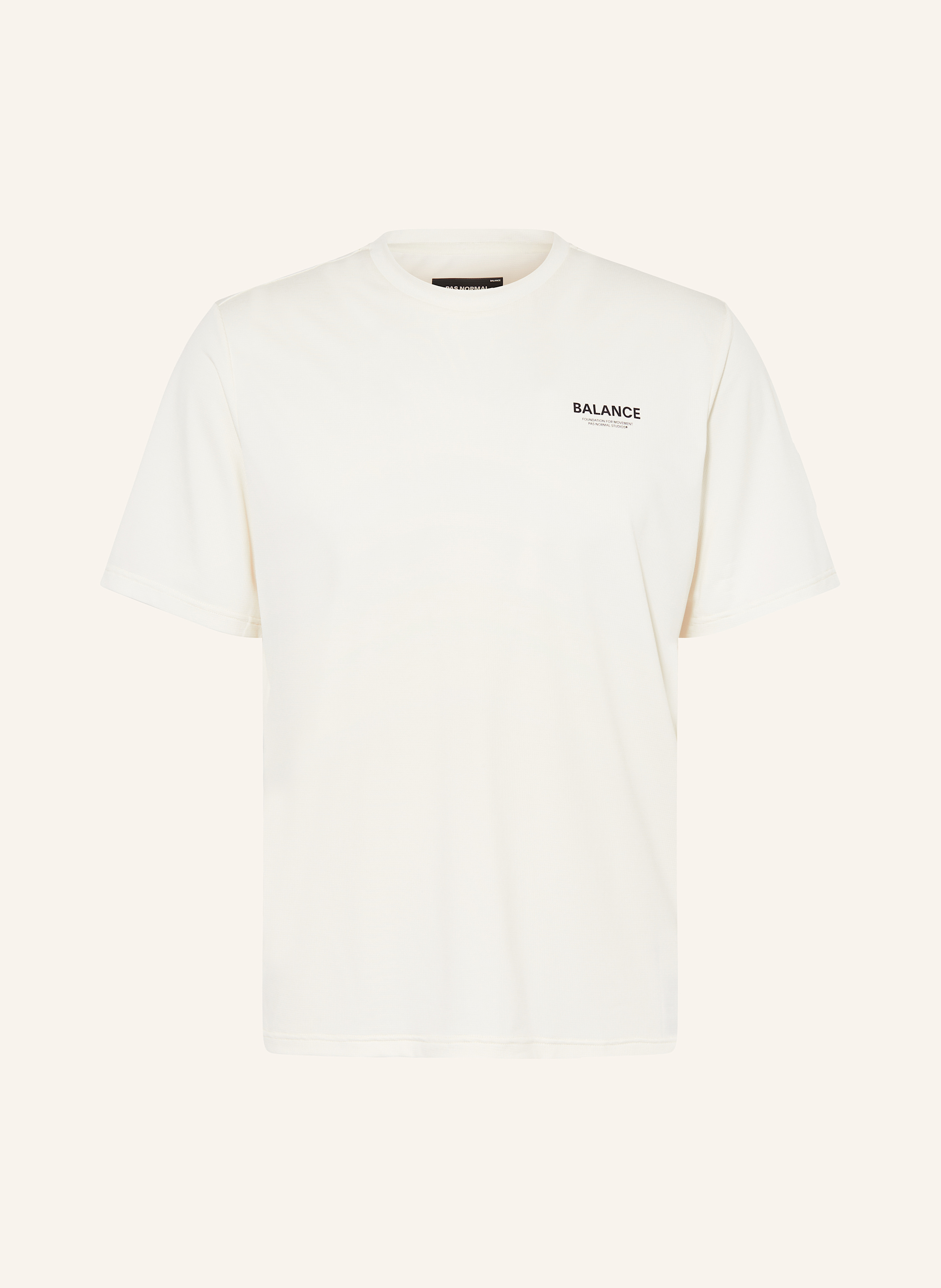 PAS NORMAL STUDIOS Running shirt BALANCE in white