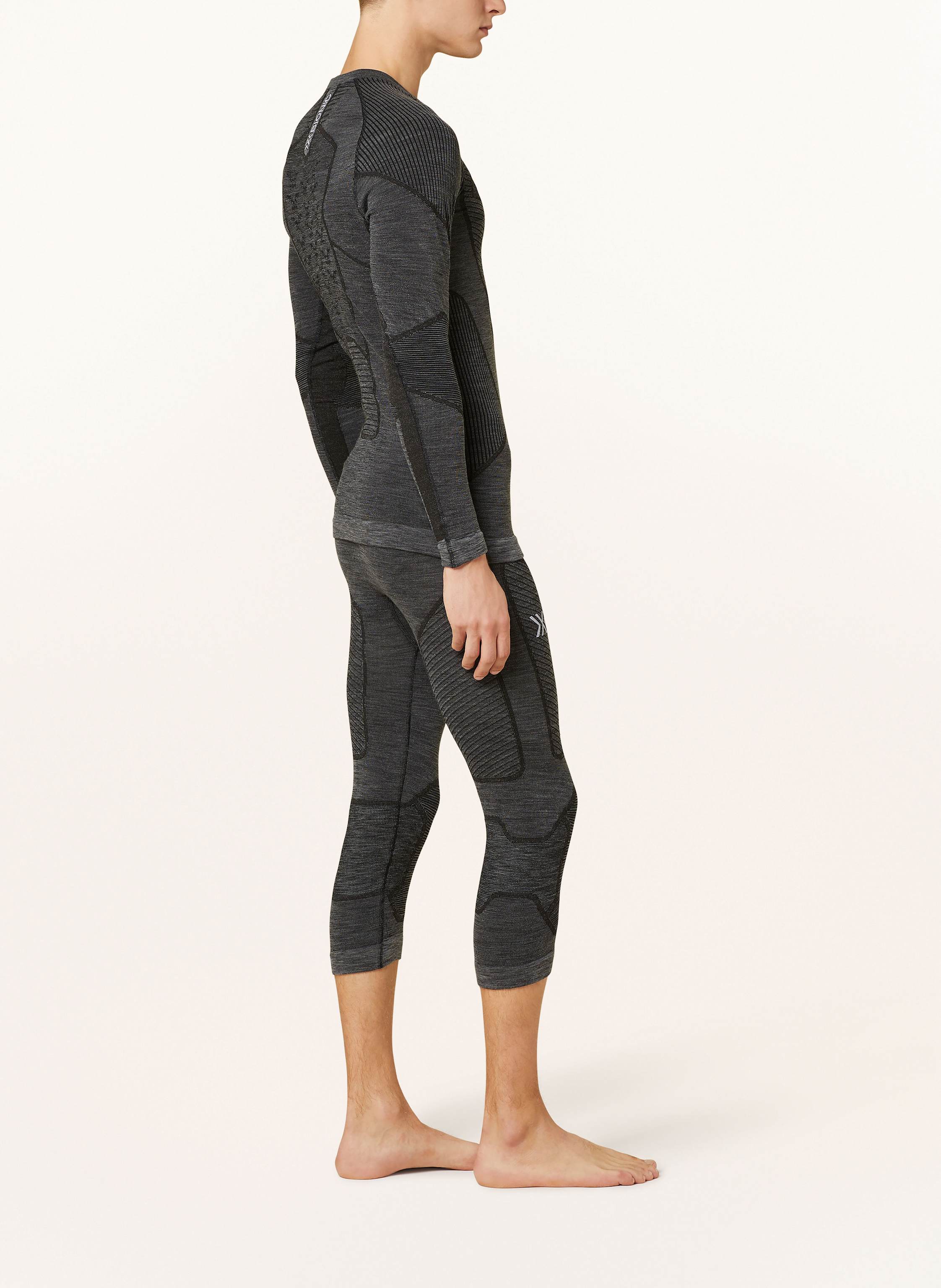 Thumbnail - X-Bionic Funktionswäsche-Hose Symbio Merino Mit Verkürzter Beinlänge grau