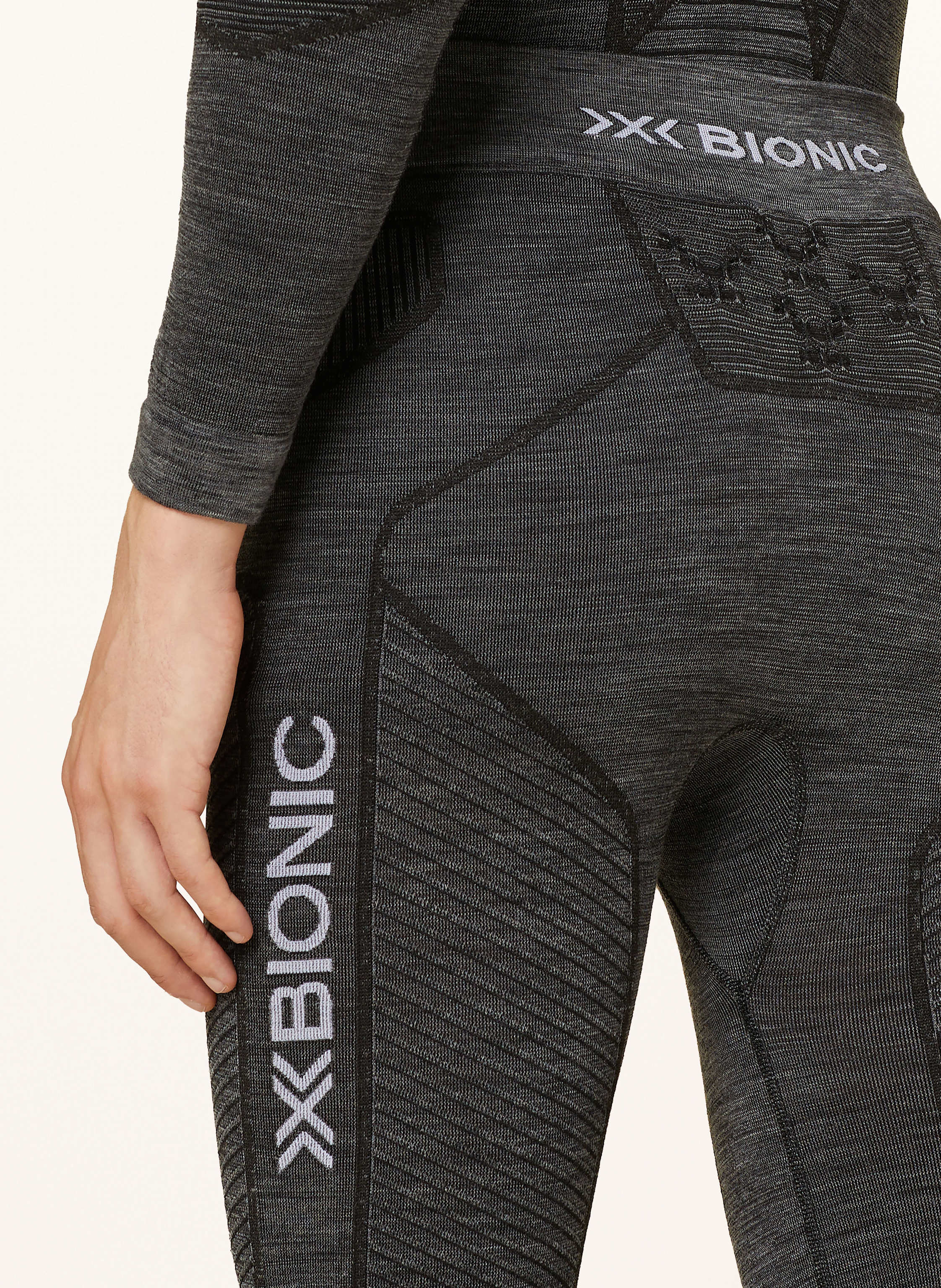 Thumbnail - X-Bionic Funktionswäsche-Hose Symbio Merino Mit Verkürzter Beinlänge grau
