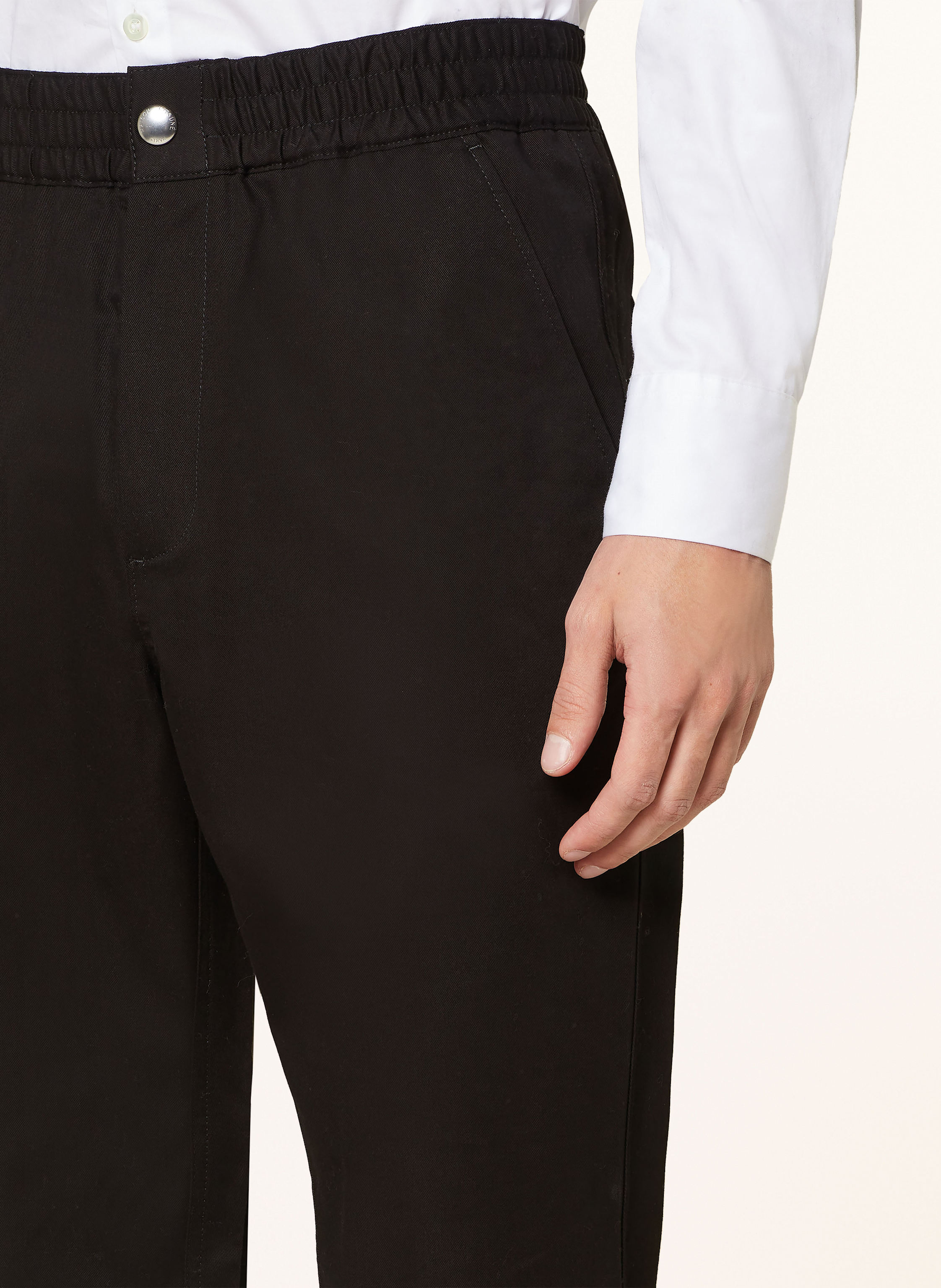 Thumbnail - Maison Kitsuné Hose Regular Fit schwarz