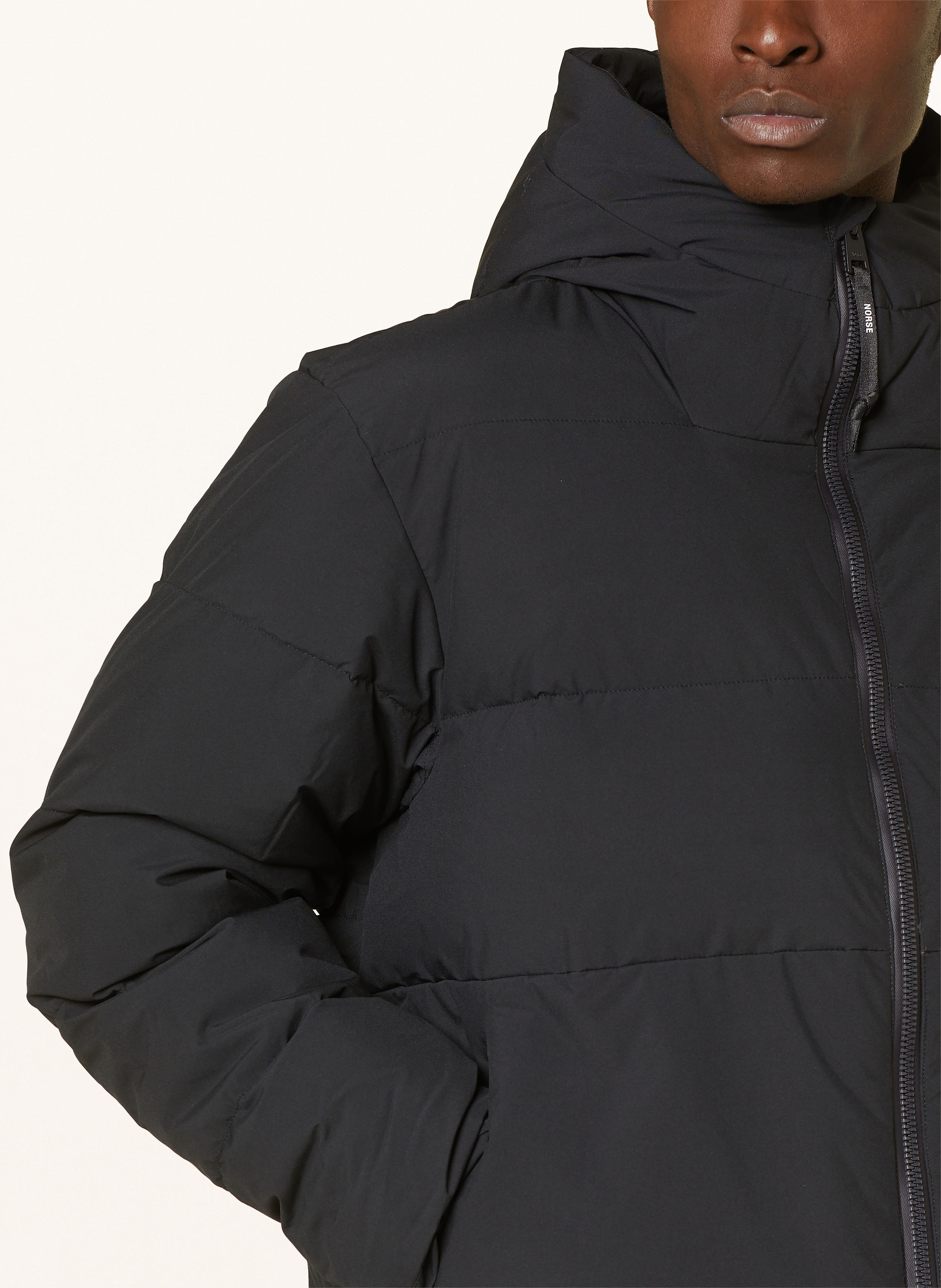 Thumbnail - Norse Projects Daunenjacke Asger 2.0 schwarz