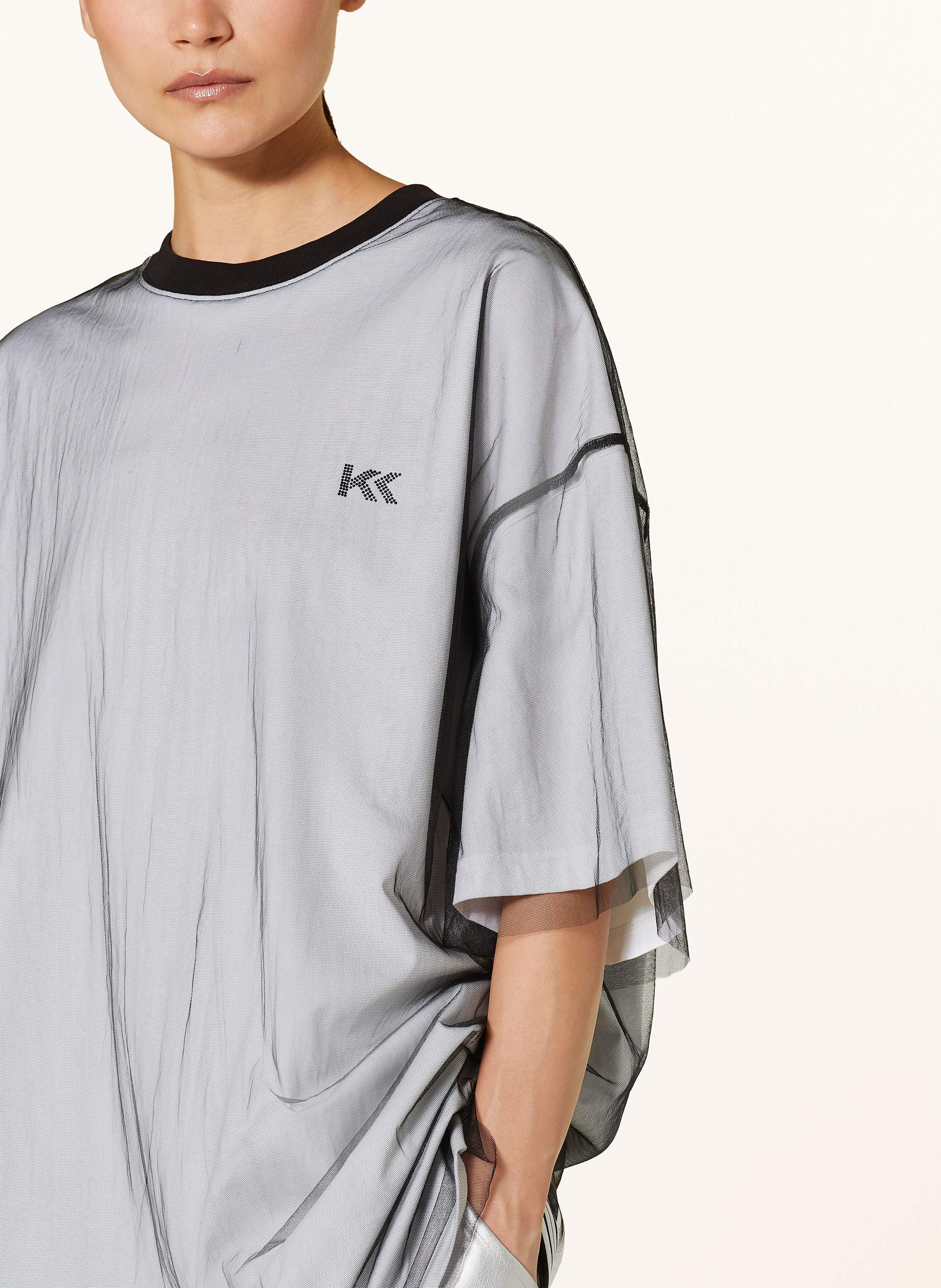 Thumbnail - Karo Kauer T-Shirt schwarz