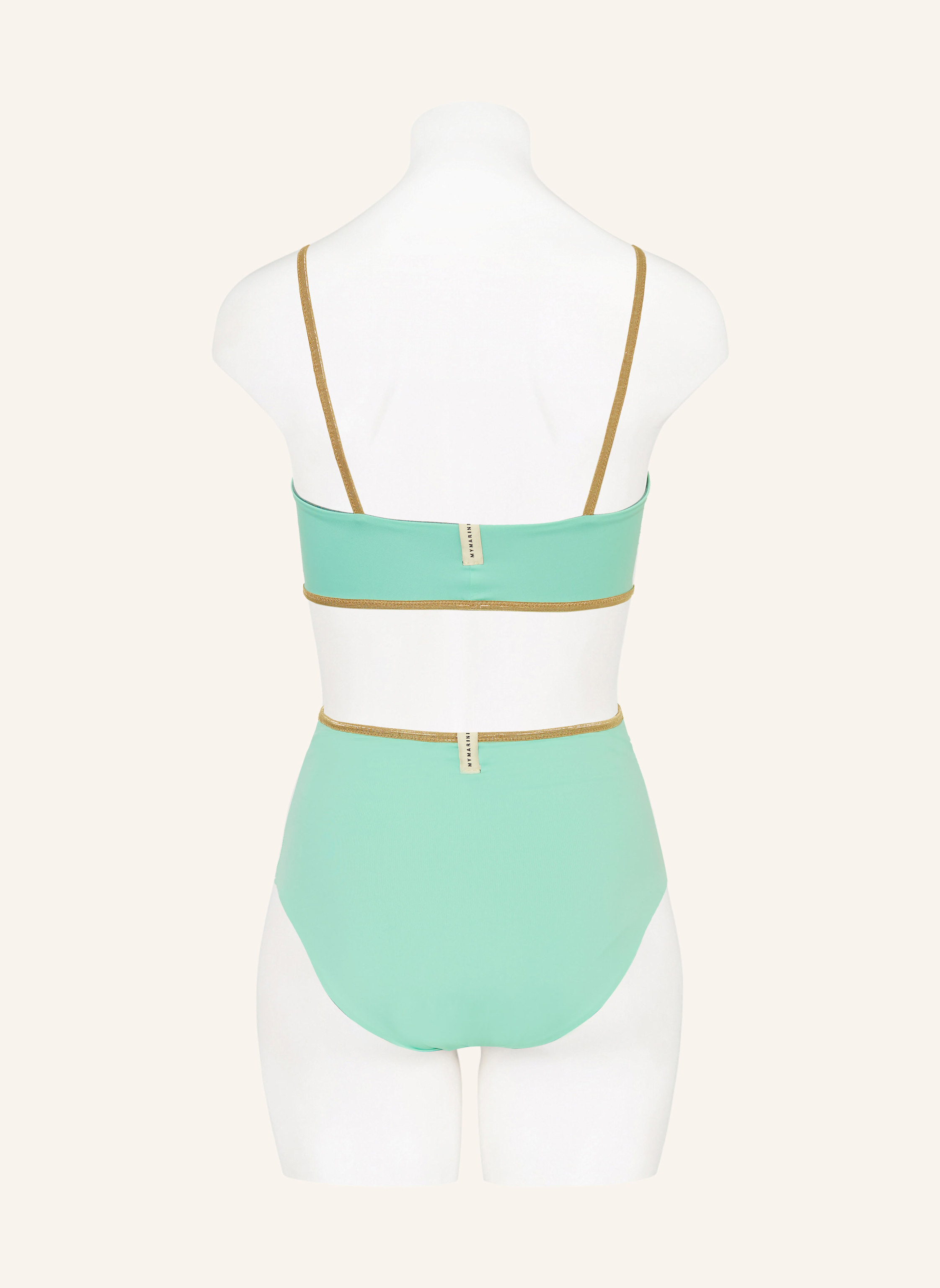 Thumbnail - Mymarini Bustier-Bikini-Top Shine Zum Wenden Mit Uv-Schutz 50+ gruen