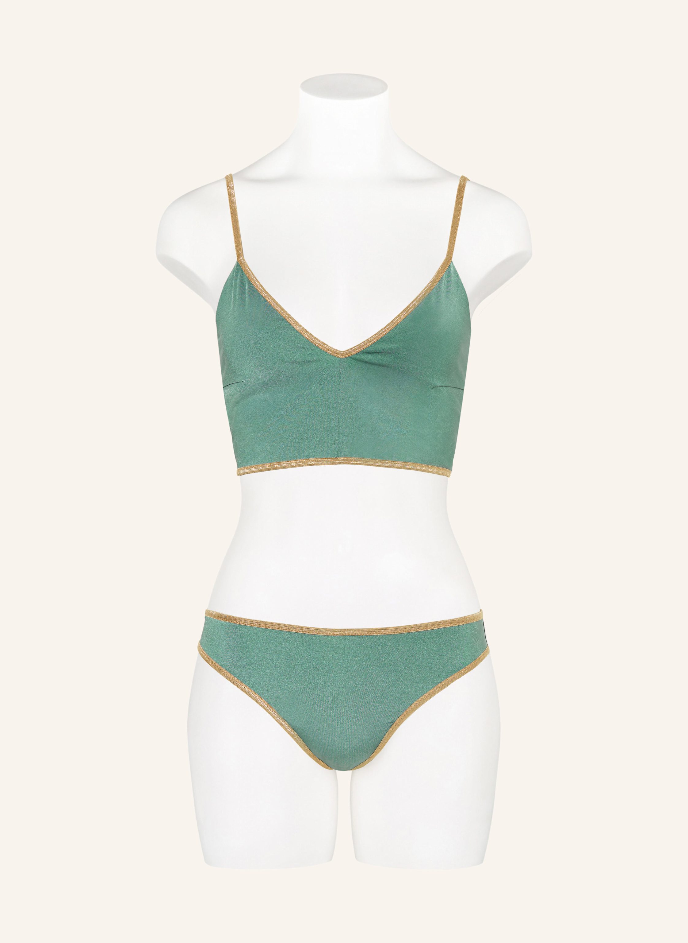 Thumbnail - Mymarini Basic-Bikini-Hose Shine Zum Wenden Mit Uv-Schutz 50+ gruen