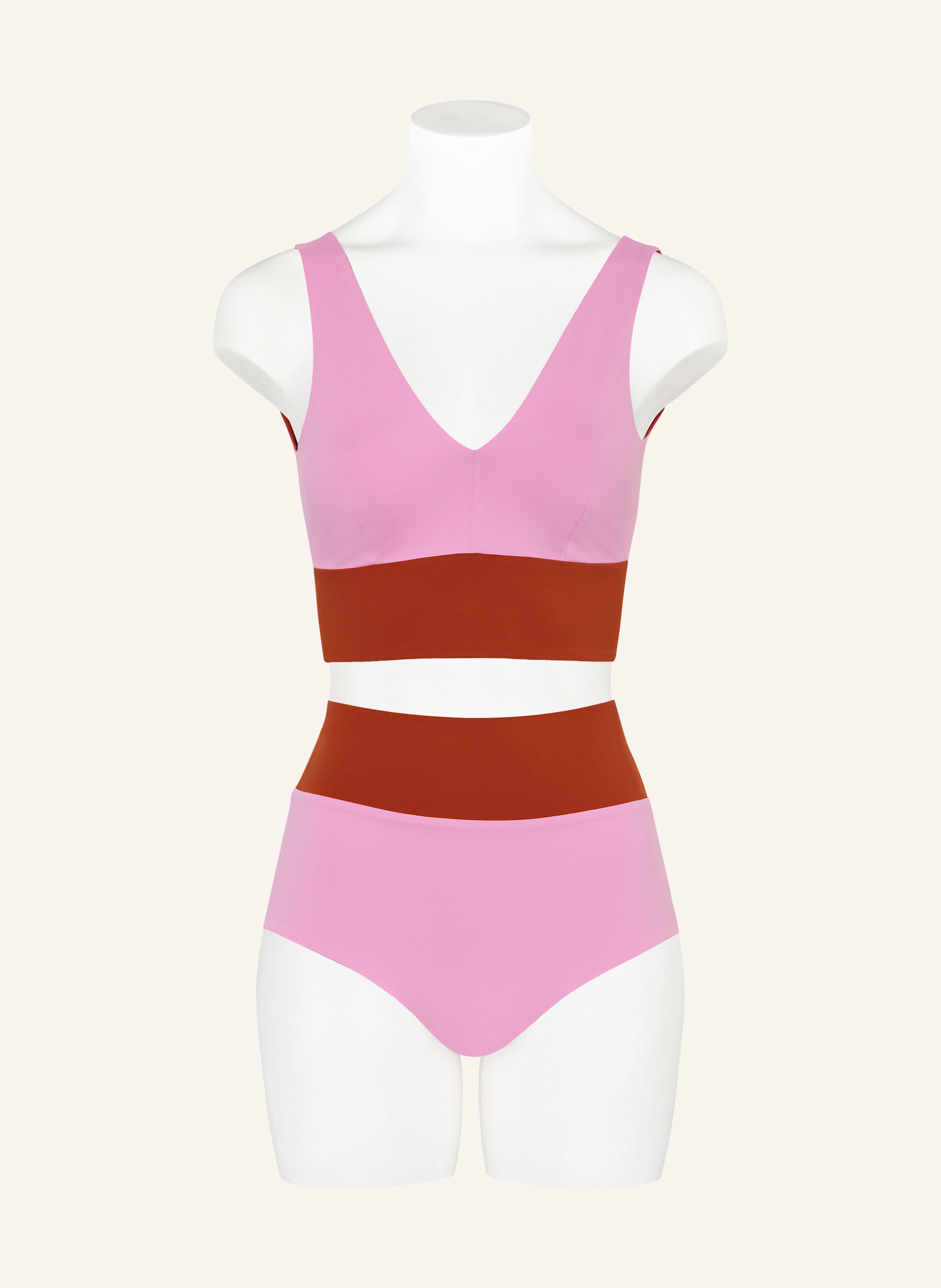 Thumbnail - Mymarini Bralette-Bikini-Top Yogatop Zum Wenden Mit Uv-Schutz 50+ pink