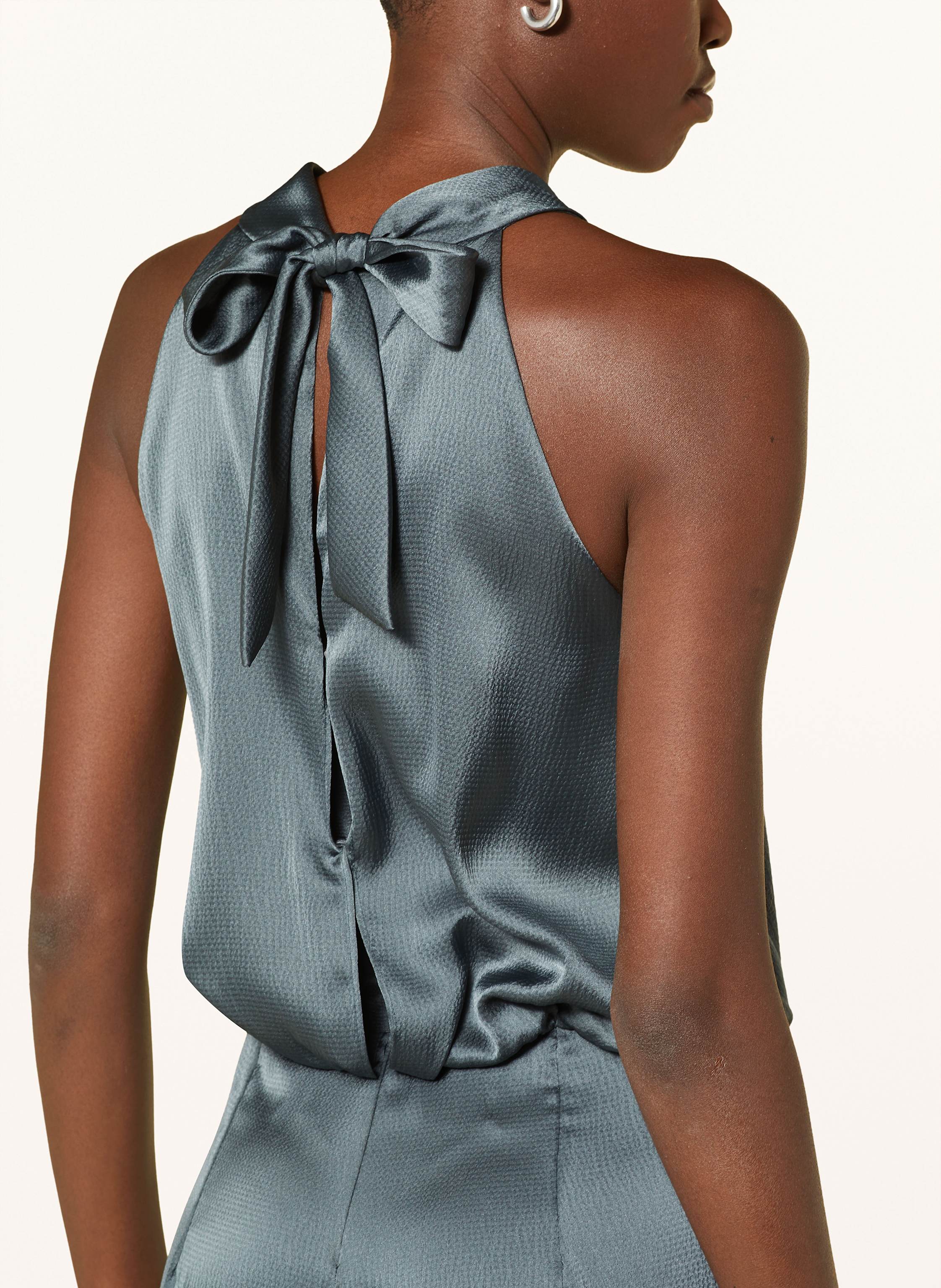 Thumbnail - V By Vera Mont Satin-Jumpsuit grau