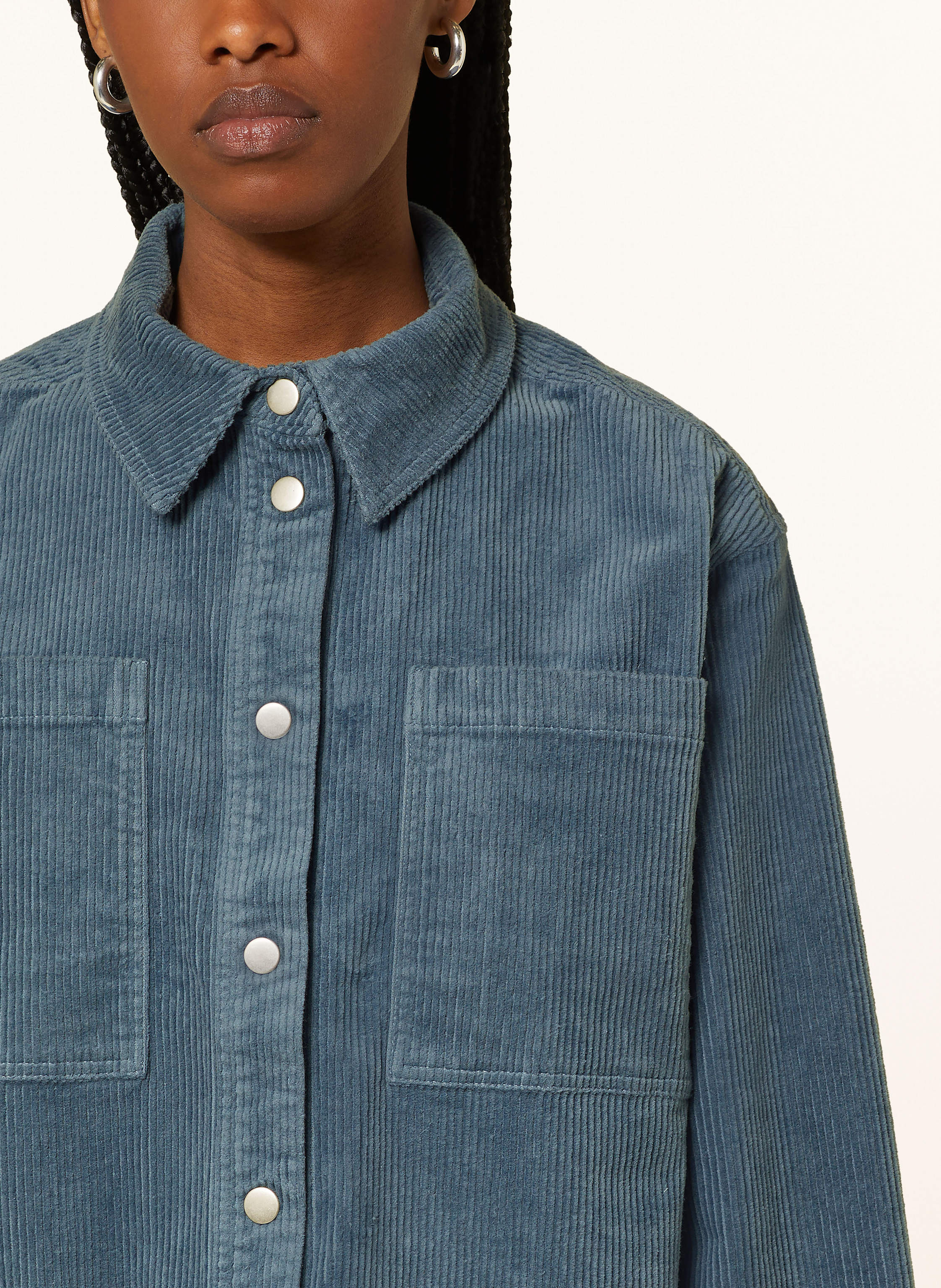 Thumbnail - Msch Copenhagen Cord-Overjacket Mscharcella Geggo blau