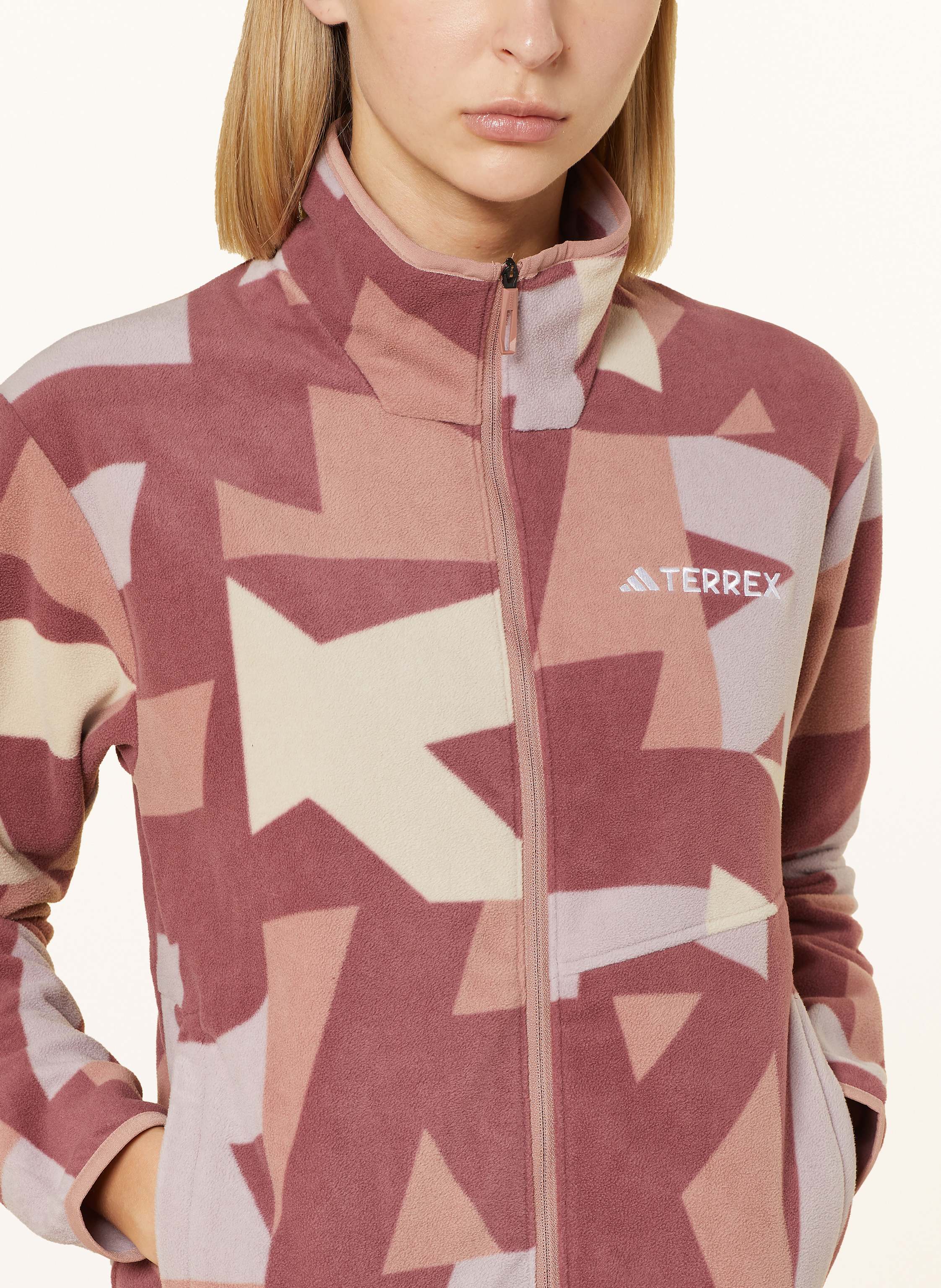 Thumbnail - Adidas Terrex Fleecejacke Terrex Multi Printed Full Zip lila