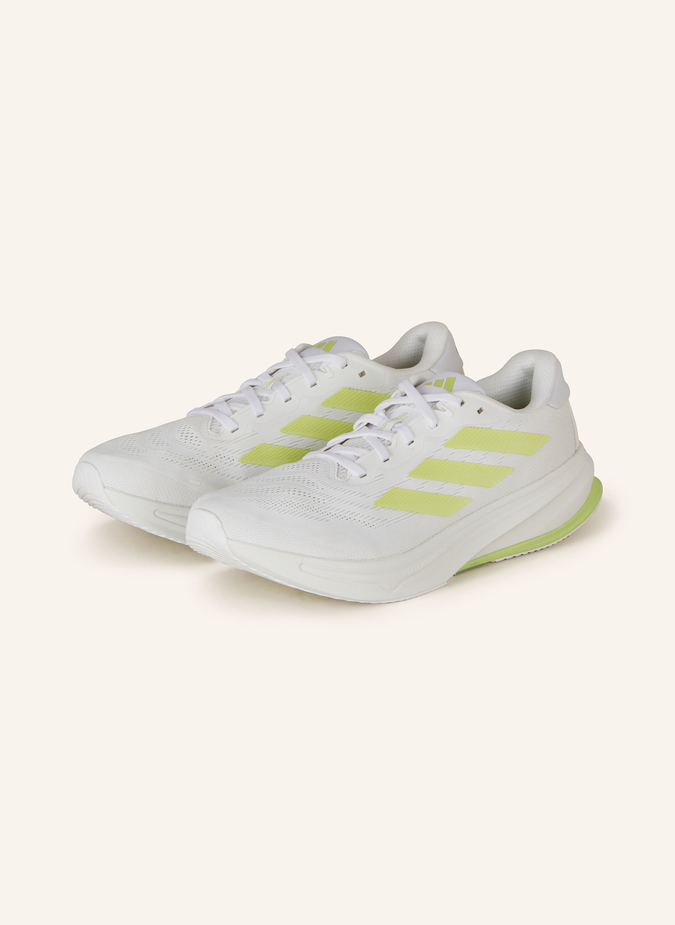 adidas SUPERNOVA RISE 2 running shoes in white yellow