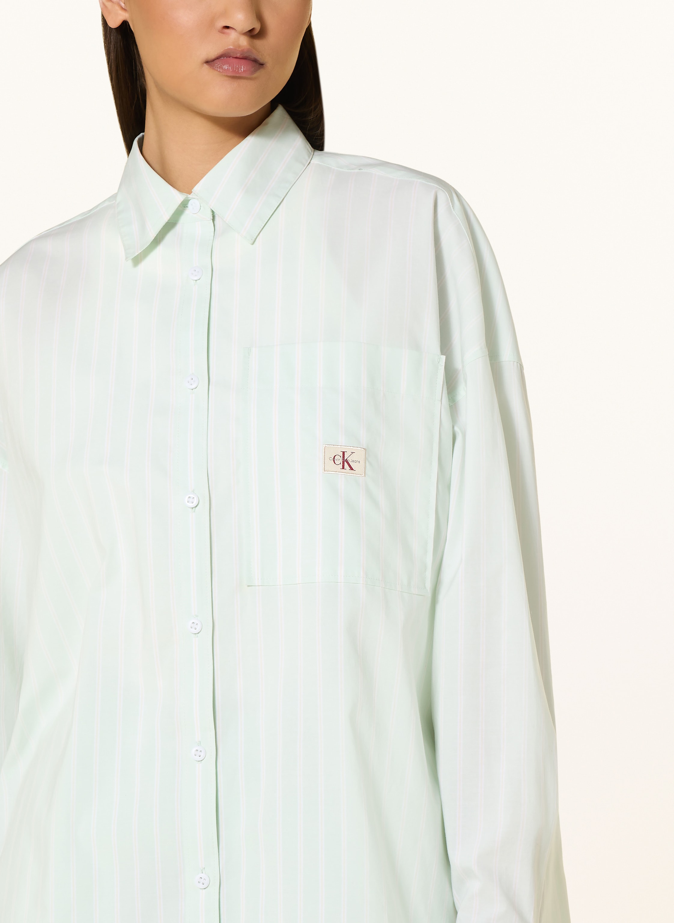 Thumbnail - Calvin Klein Jeans Hemdbluse weiss