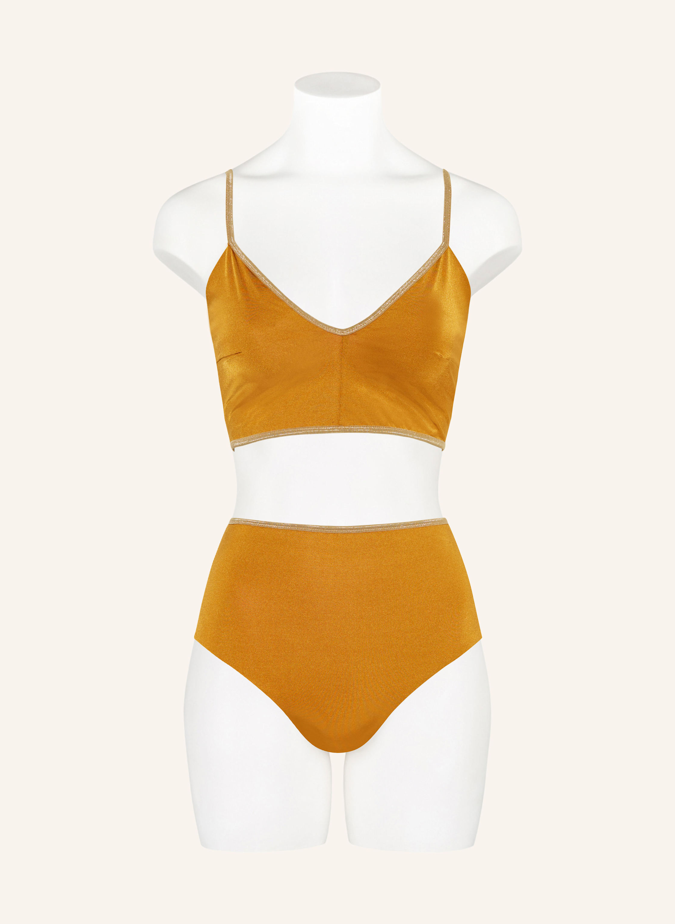 Thumbnail - Mymarini High-Waist-Bikini-Hose Shine Zum Wenden Mit Uv-Schutz 50+ rosa