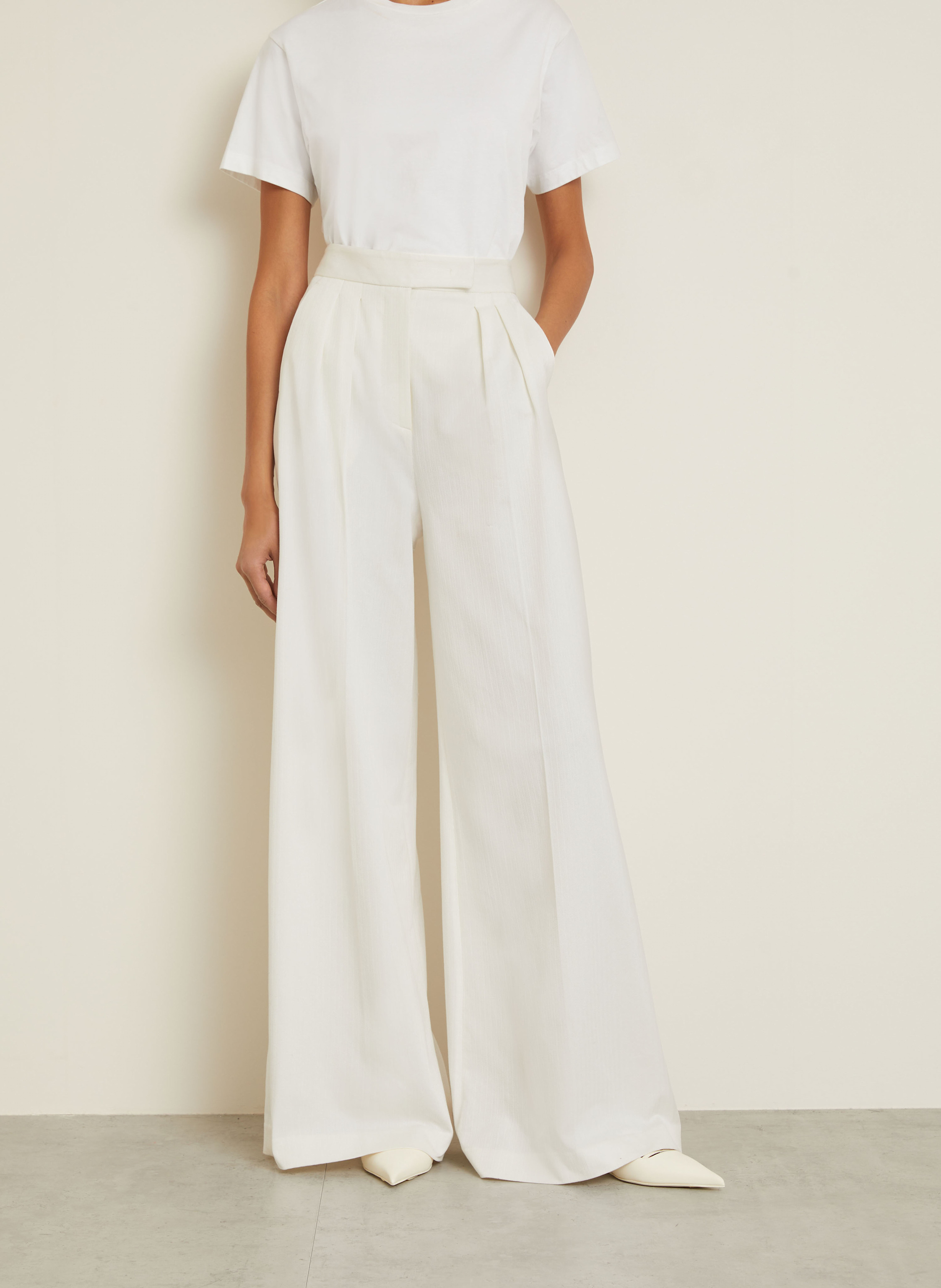 Thumbnail - Max Mara Marlenehose Chenzia weiss