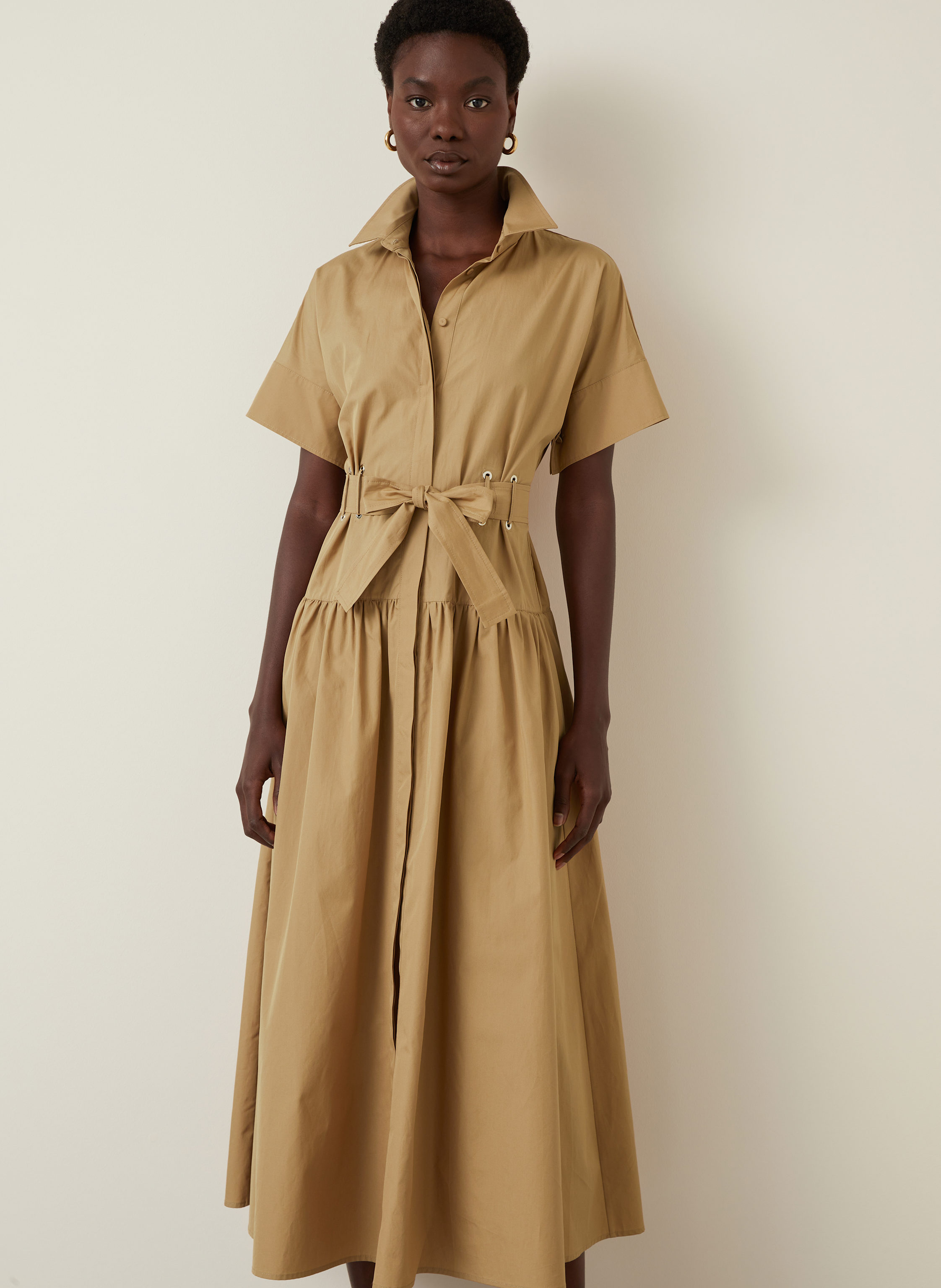 Thumbnail - Max Mara Hemdblusenkleid Agoraio braun