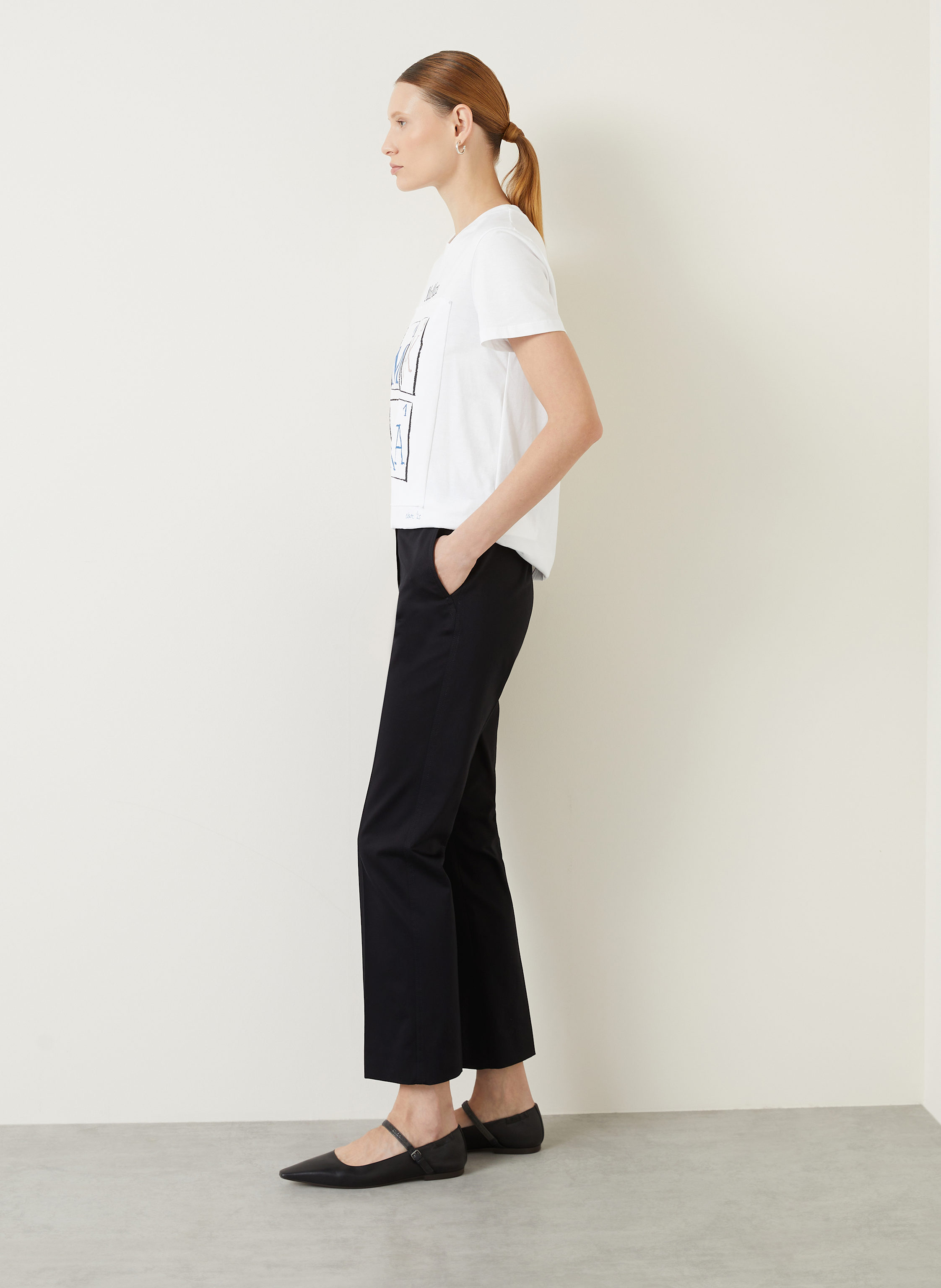 Thumbnail - Max Mara T-Shirt Colibri weiss