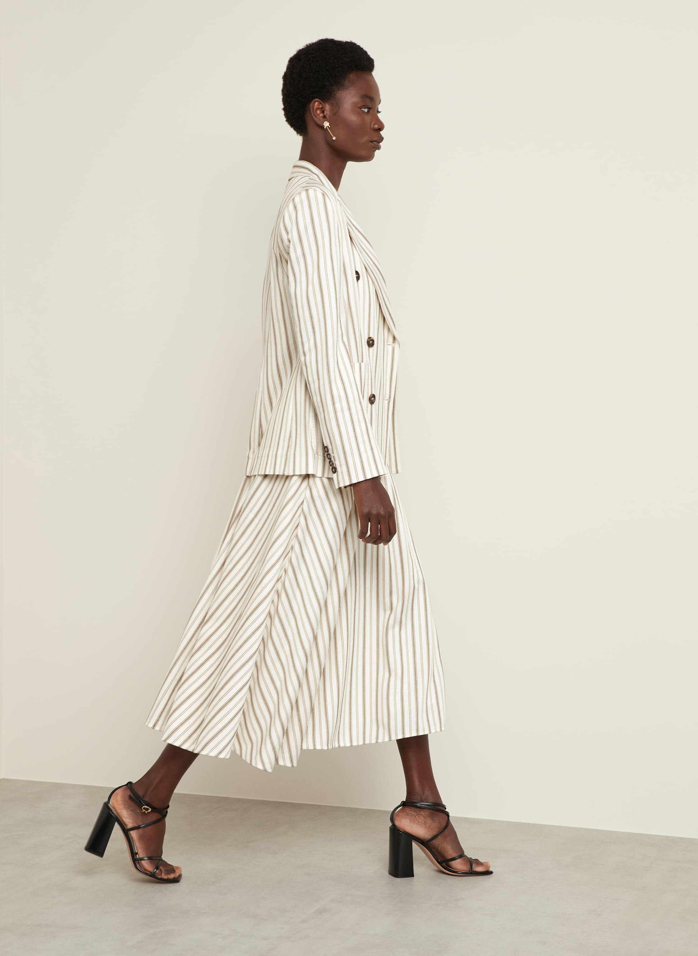 Thumbnail - Max Mara Blazer Pensile Mit Leinen beige