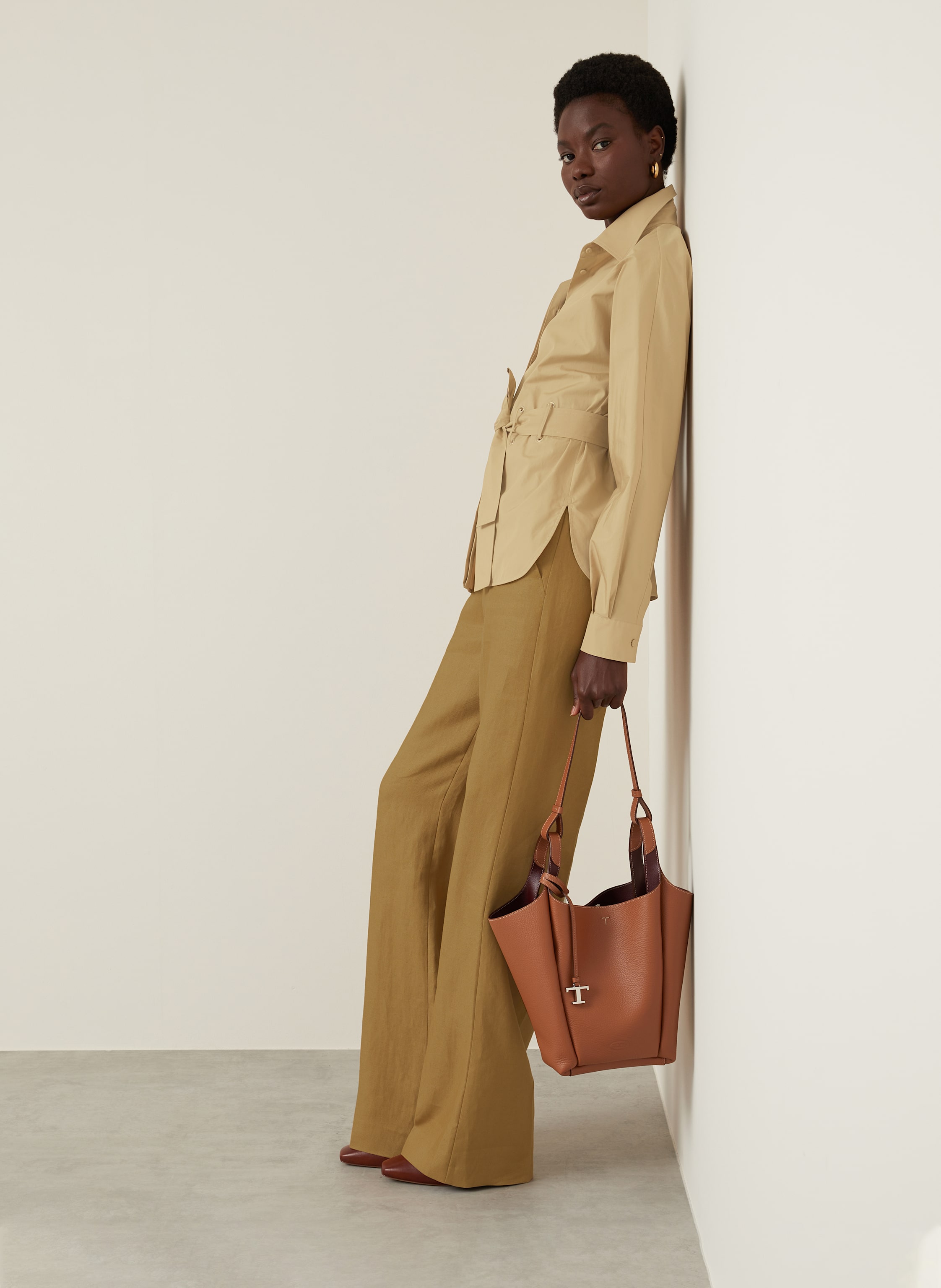 Thumbnail - Max Mara Hemdbluse Juglas beige