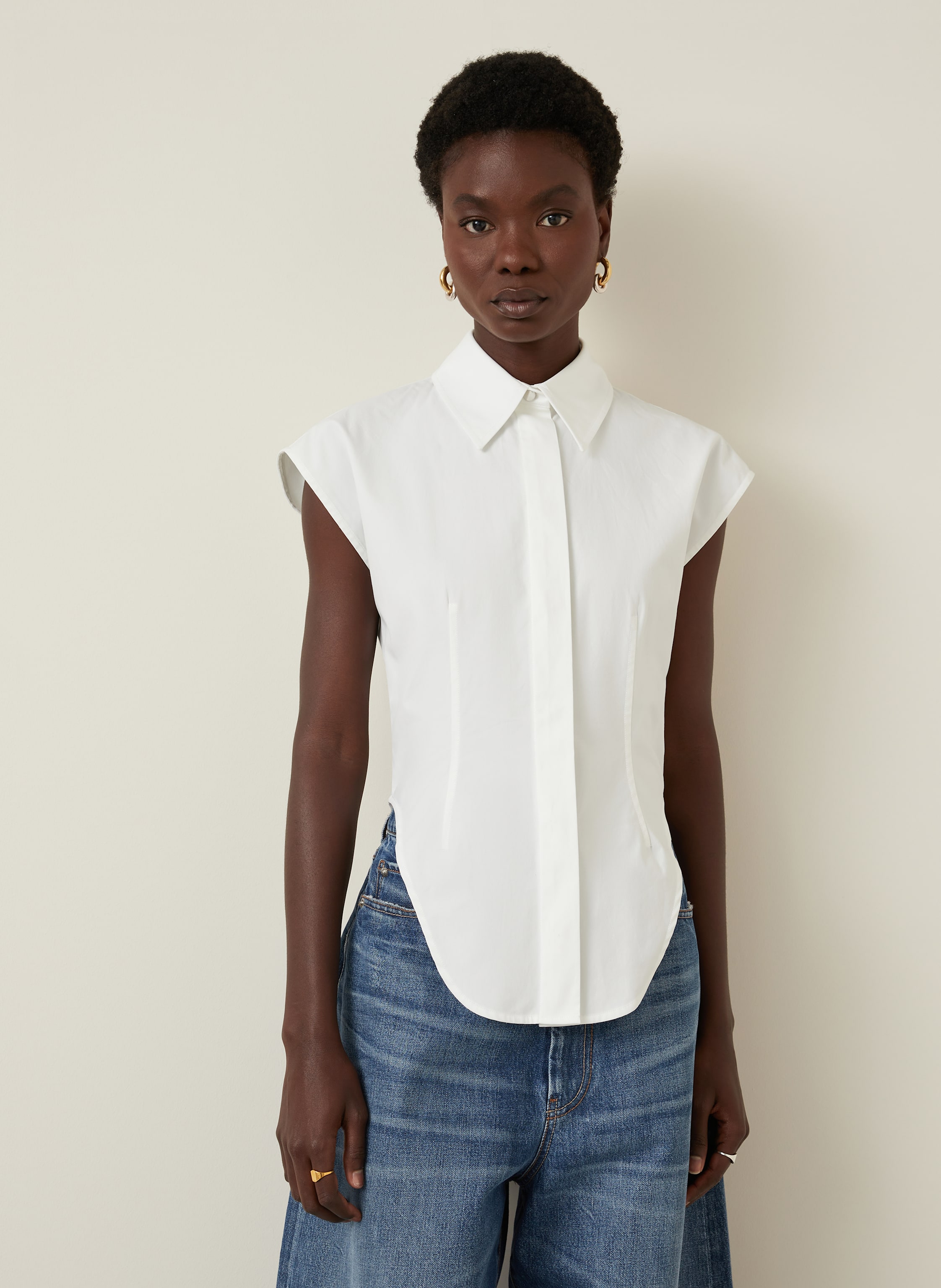 Thumbnail - Sportmax Blusentop Sabato weiss