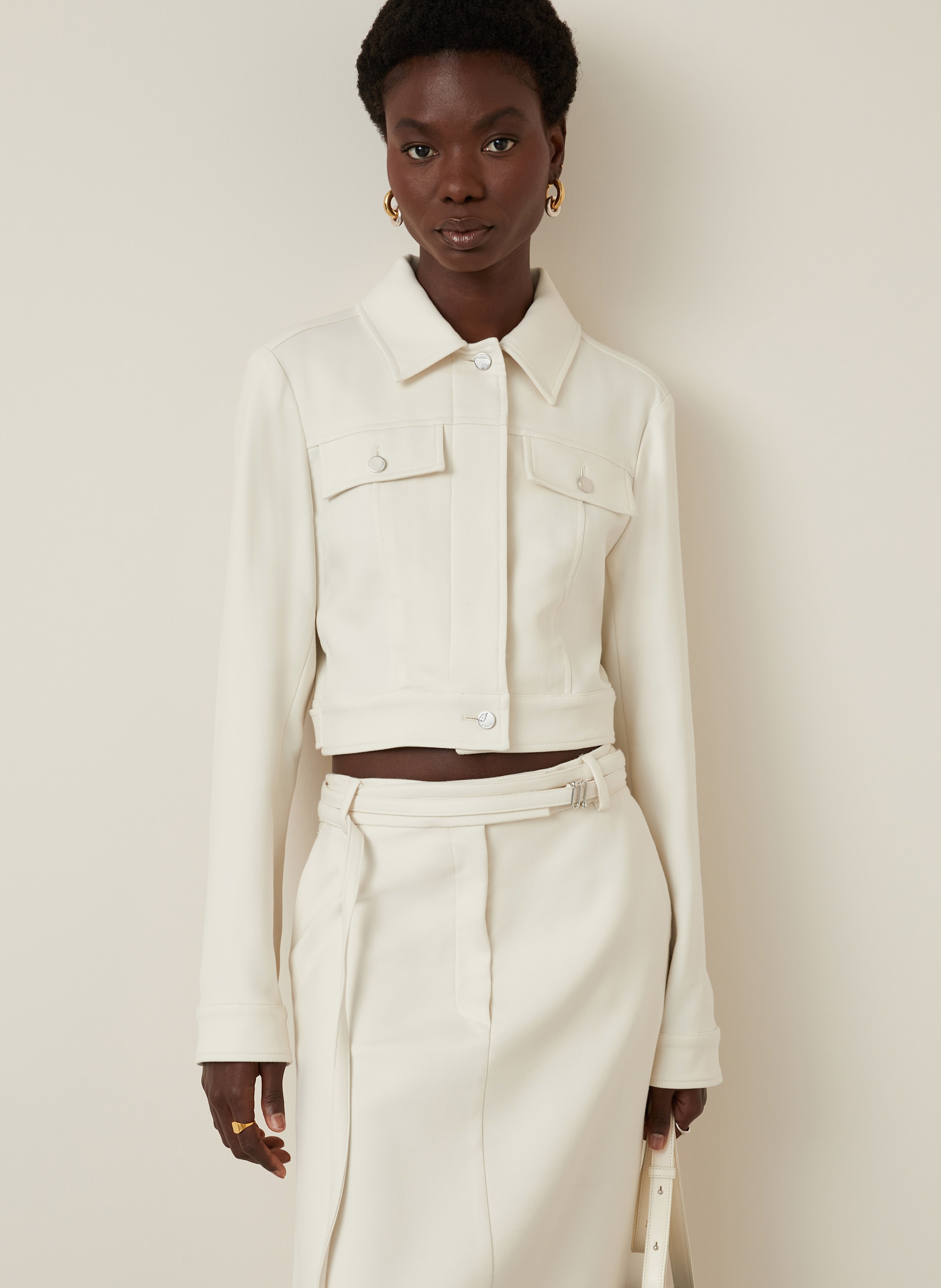 Thumbnail - Sportmax Kastenjacke Mela weiss