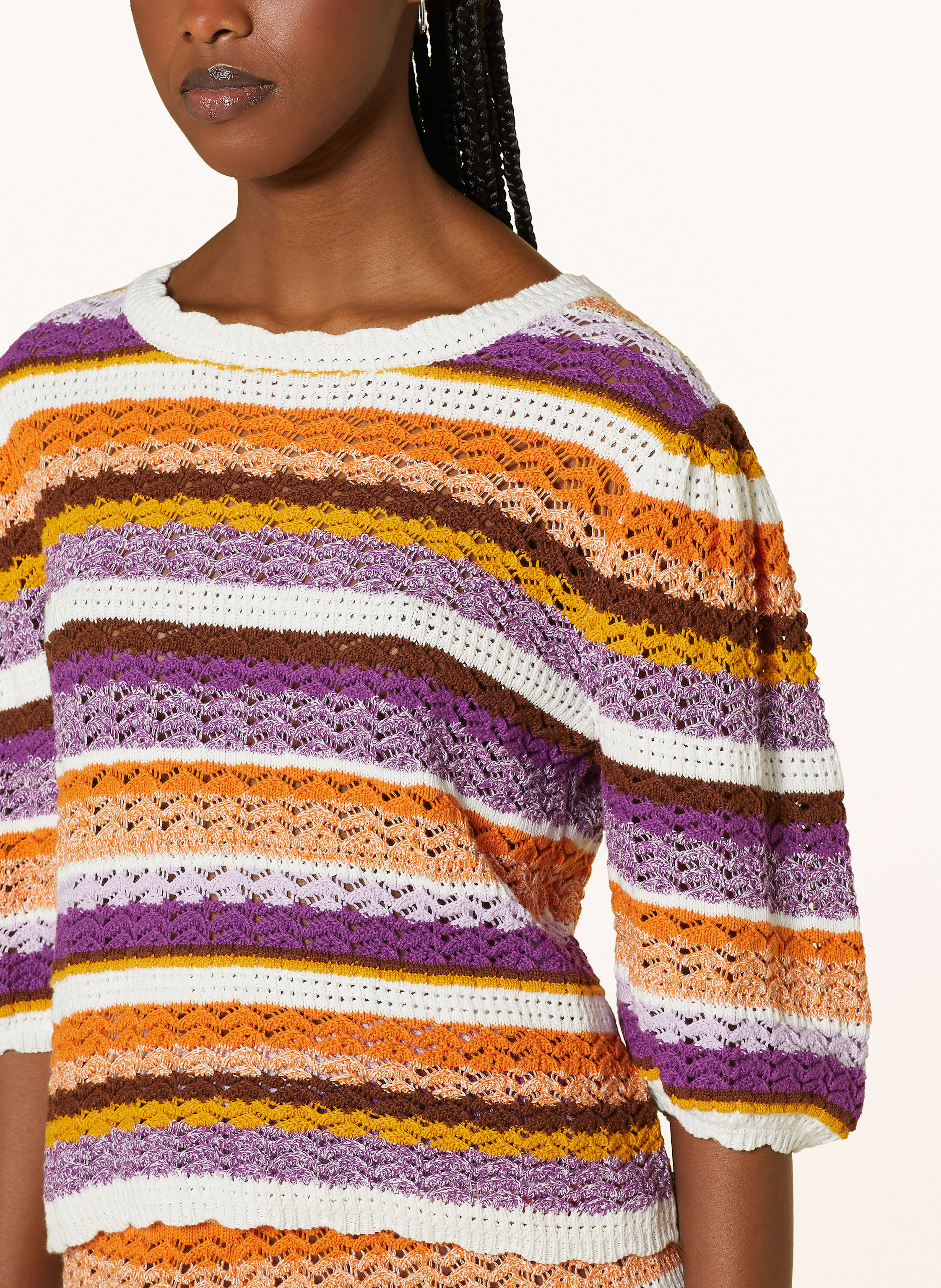 Thumbnail - Suncoo Strickshirt Panaca orange