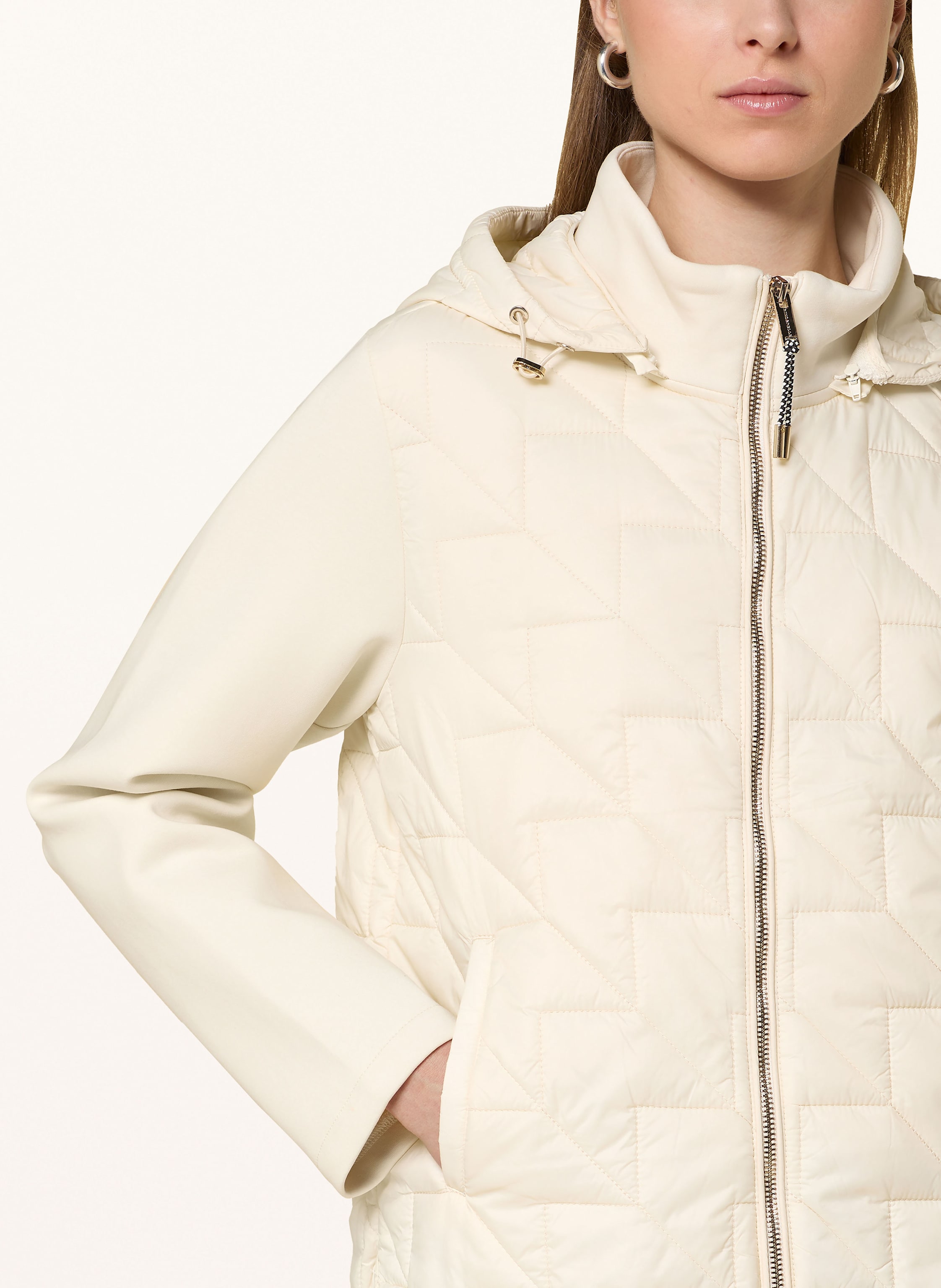 Thumbnail - Rino & Pelle Jacke Gisela Im Materialmix weiss