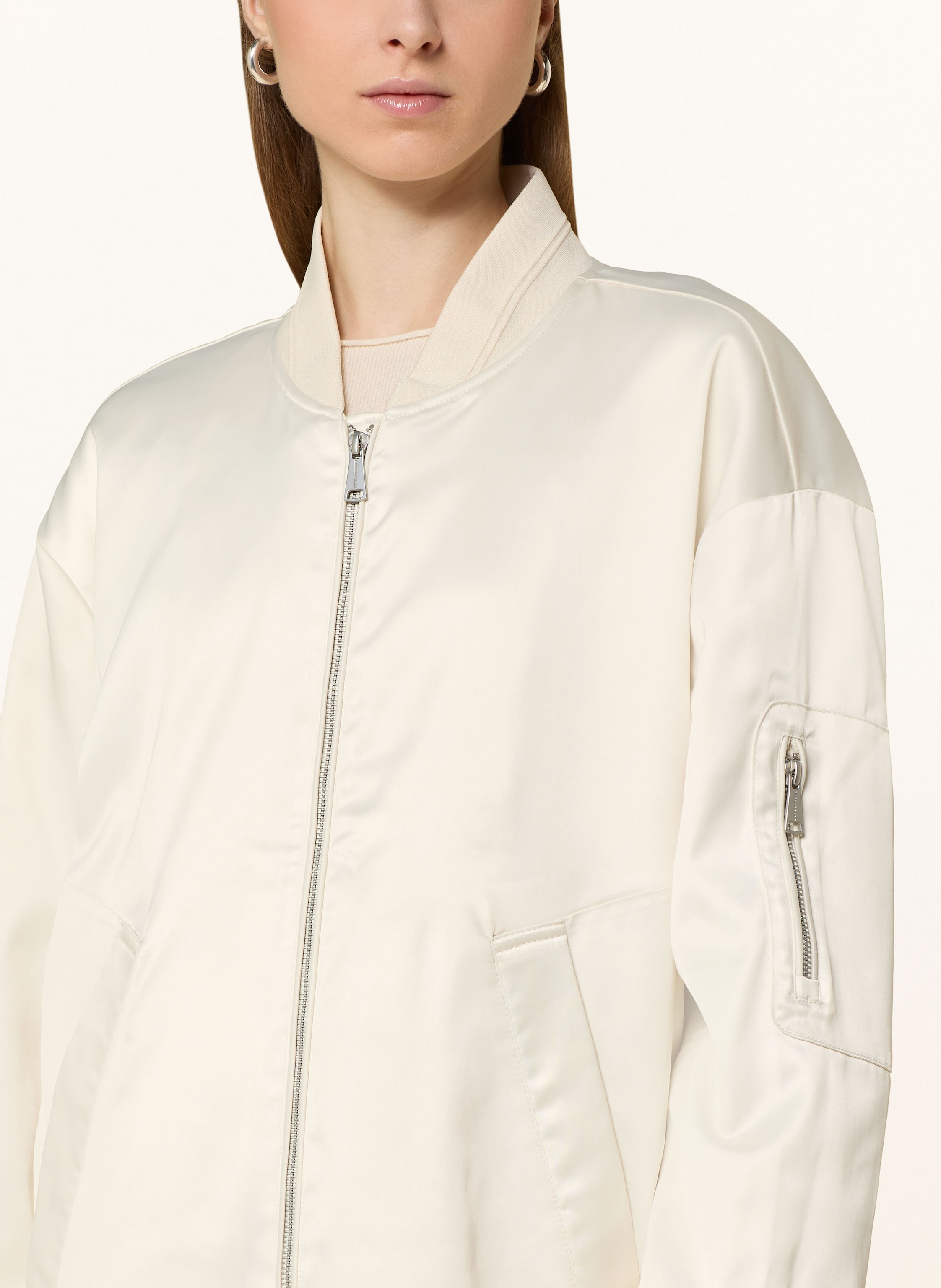 Thumbnail - Rino & Pelle Satinjacke Bannerlong weiss