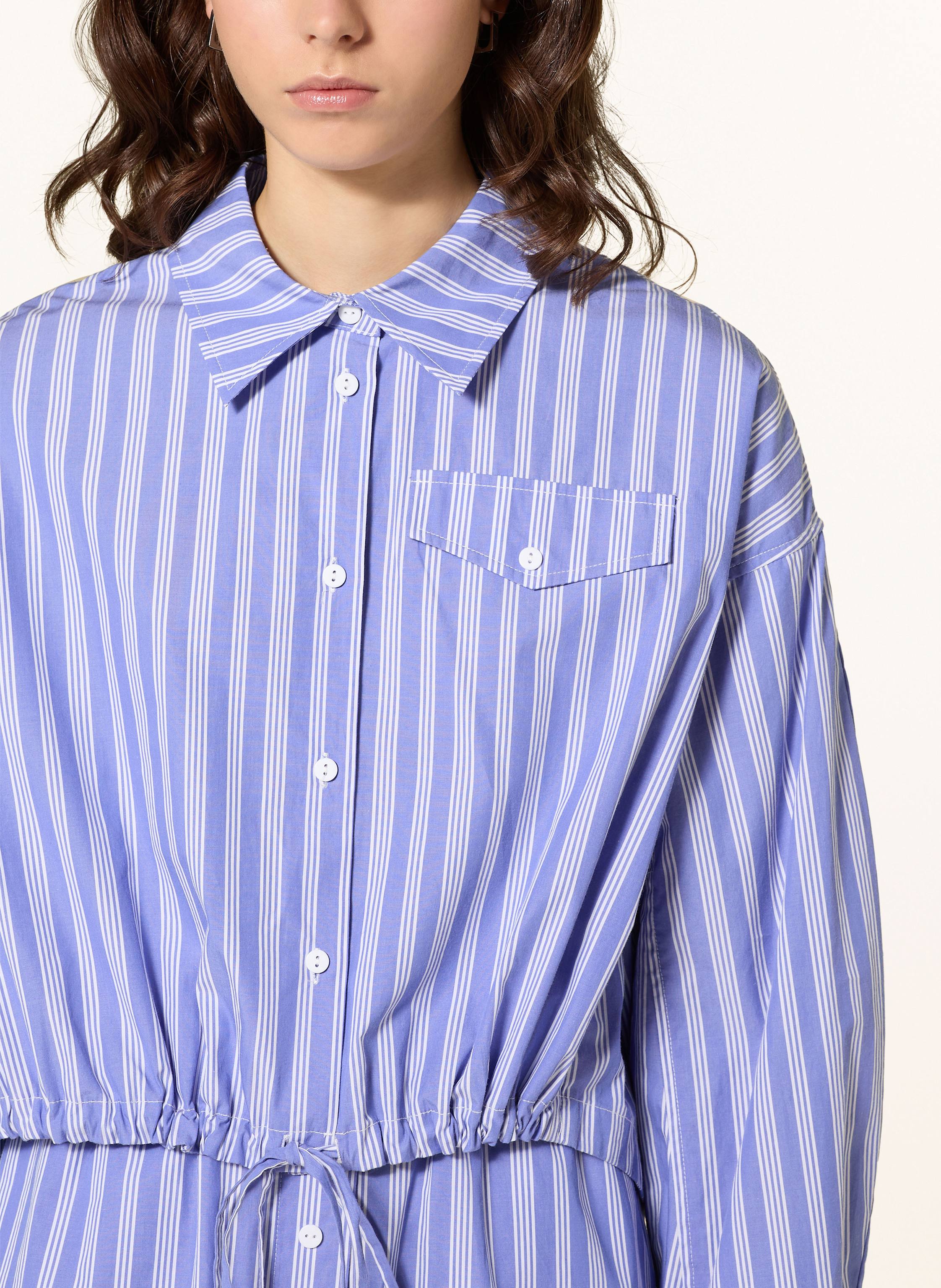 Thumbnail - Baum Und Pferdgarten Cropped-Hemdbluse Bryce blau