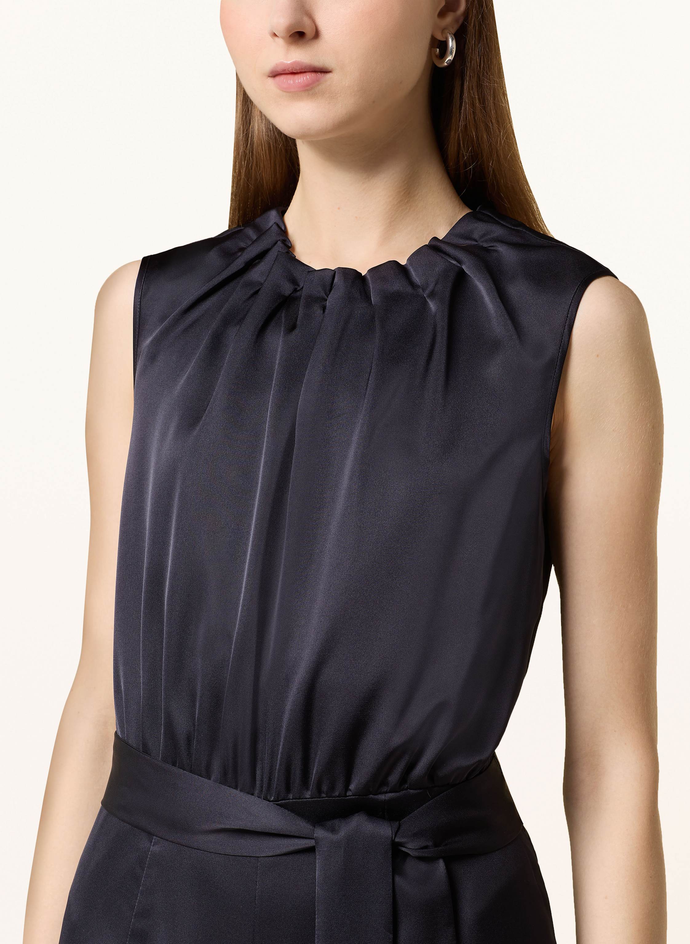 Thumbnail - Comma Satin-Jumpsuit blau