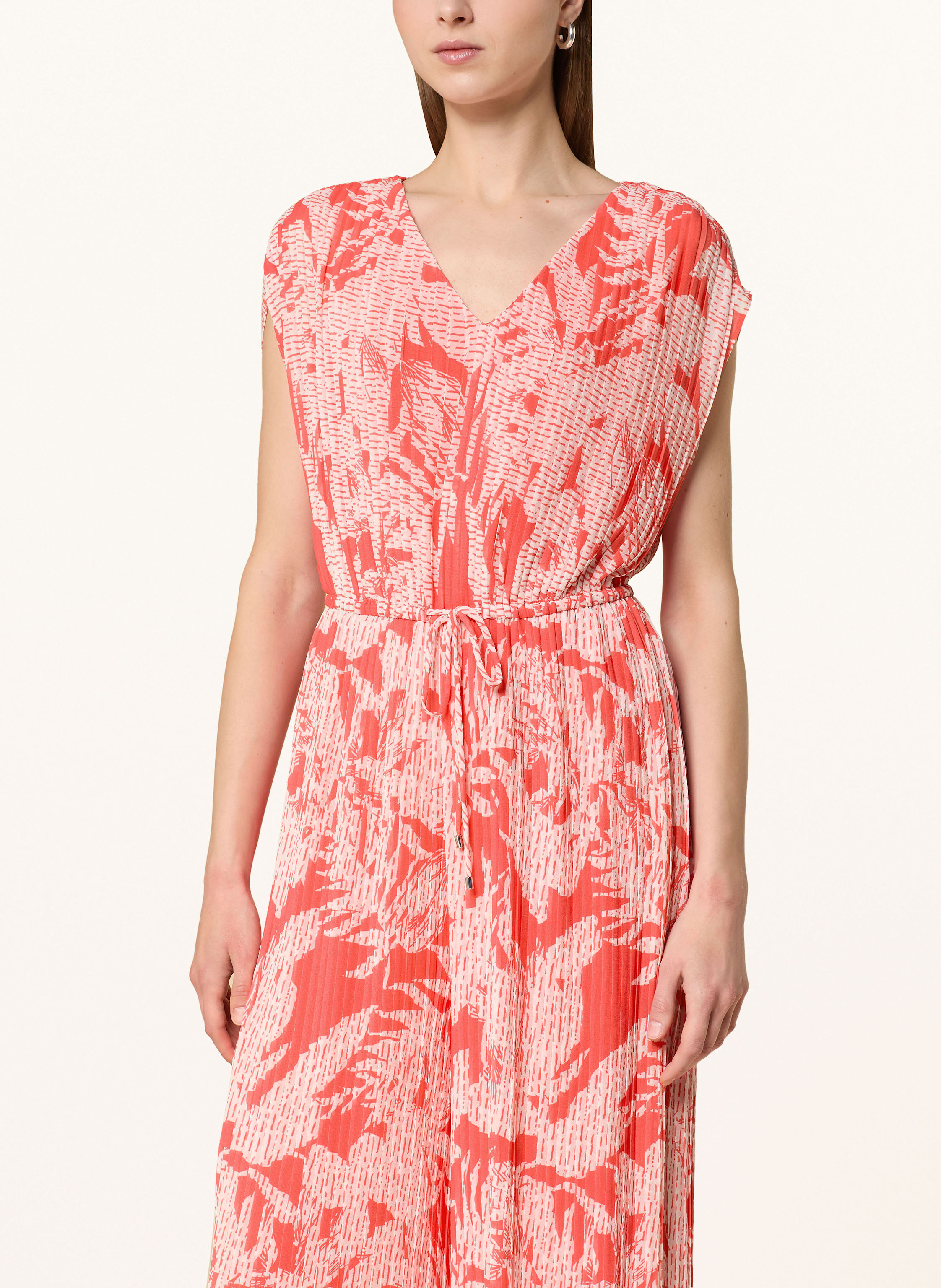 Thumbnail - Comma Jumpsuit Mit Plissees rot