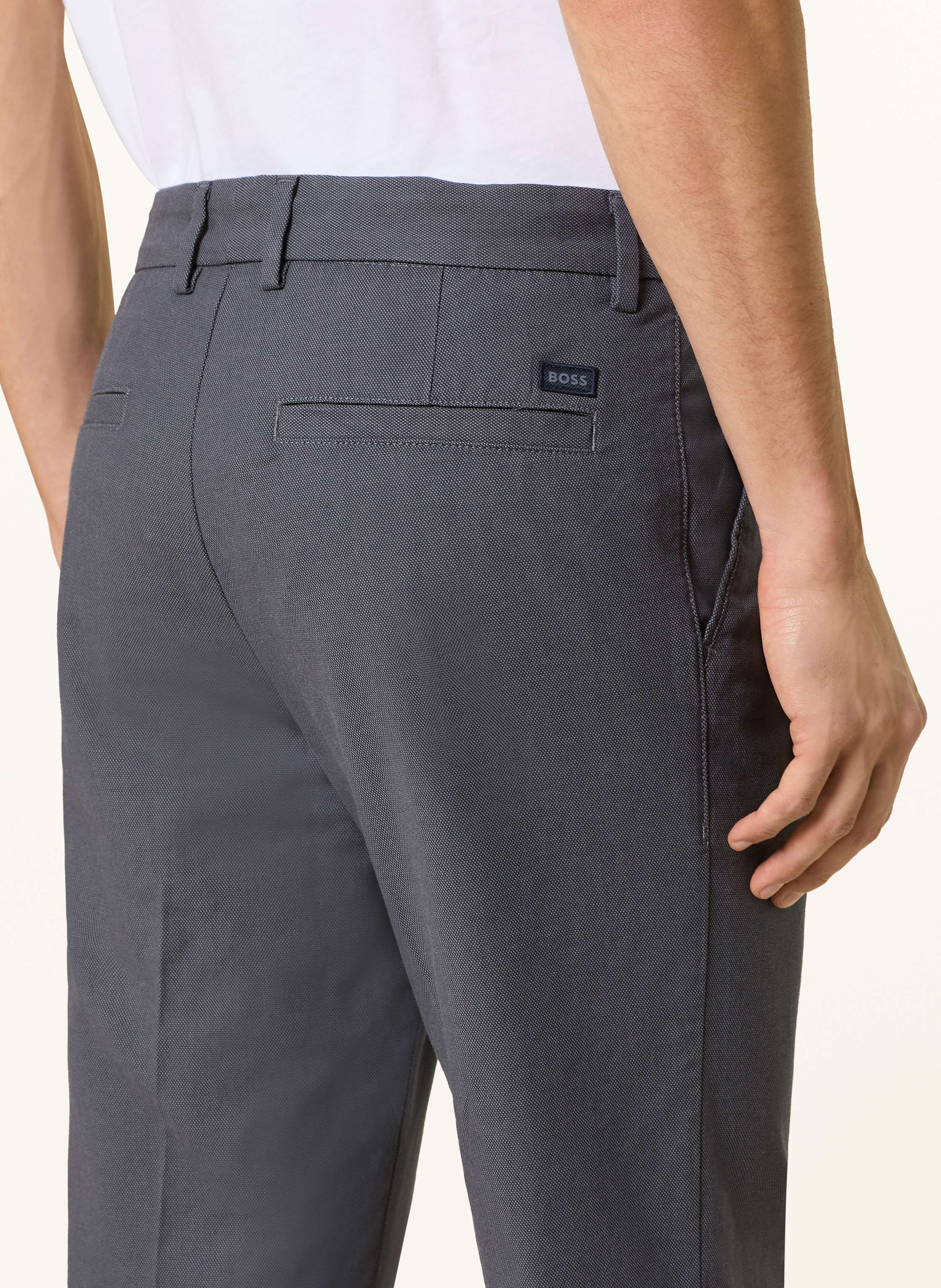 Thumbnail - Boss Chino Kane Regular Tapered Fit grau