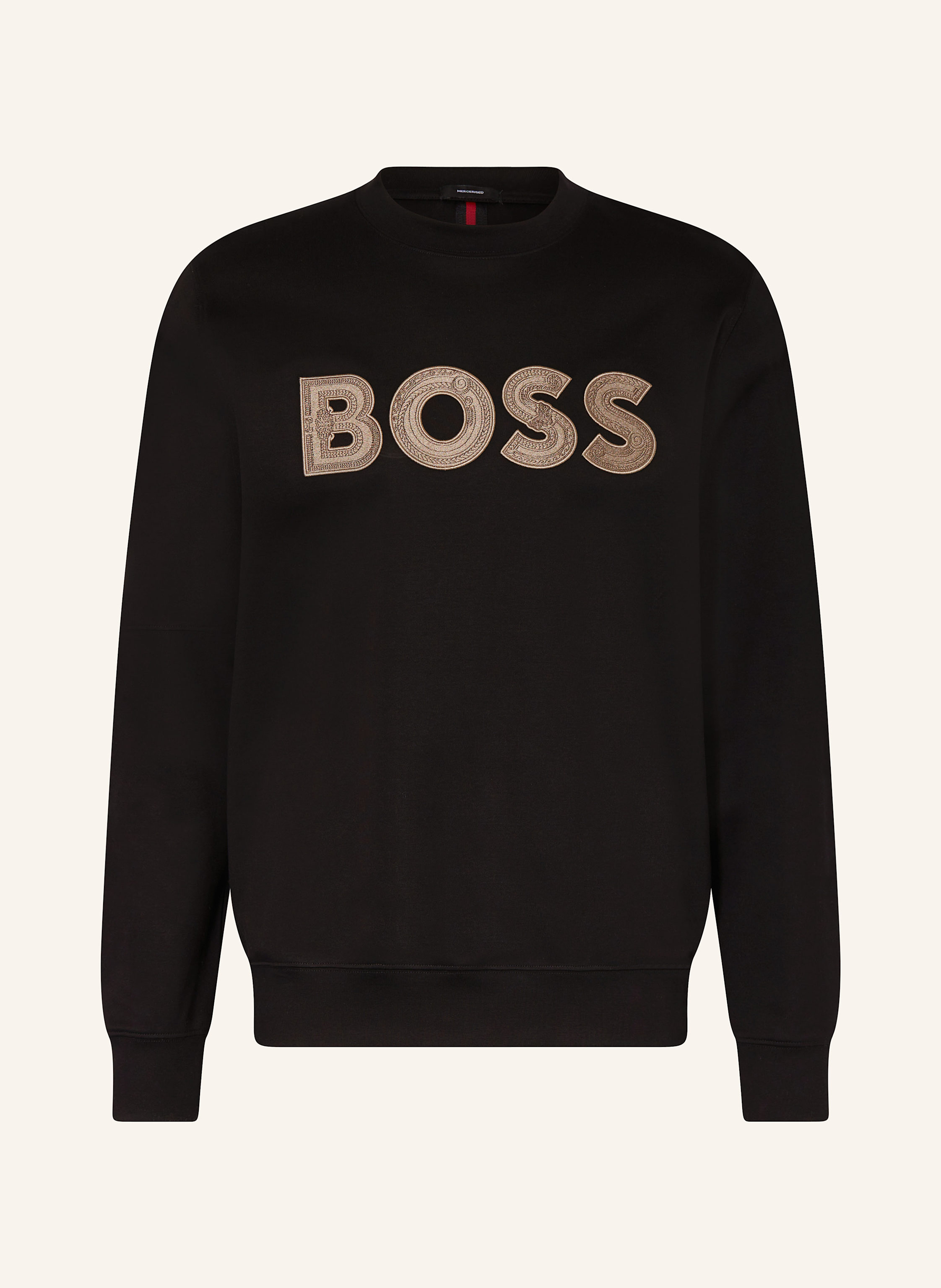 Black and gold hugo boss sweatshirt best sale