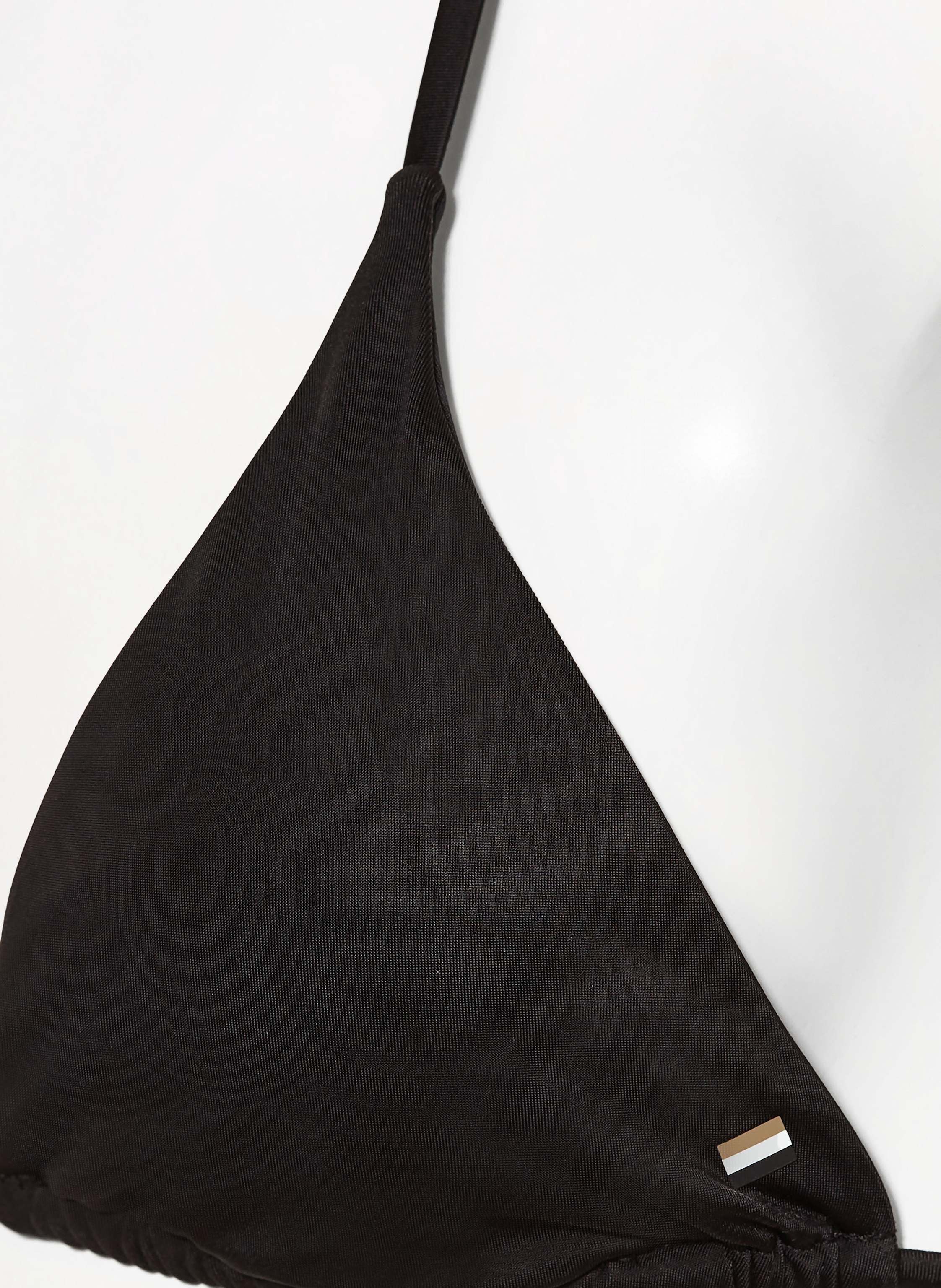 Thumbnail - Boss Triangel-Bikini-Top schwarz