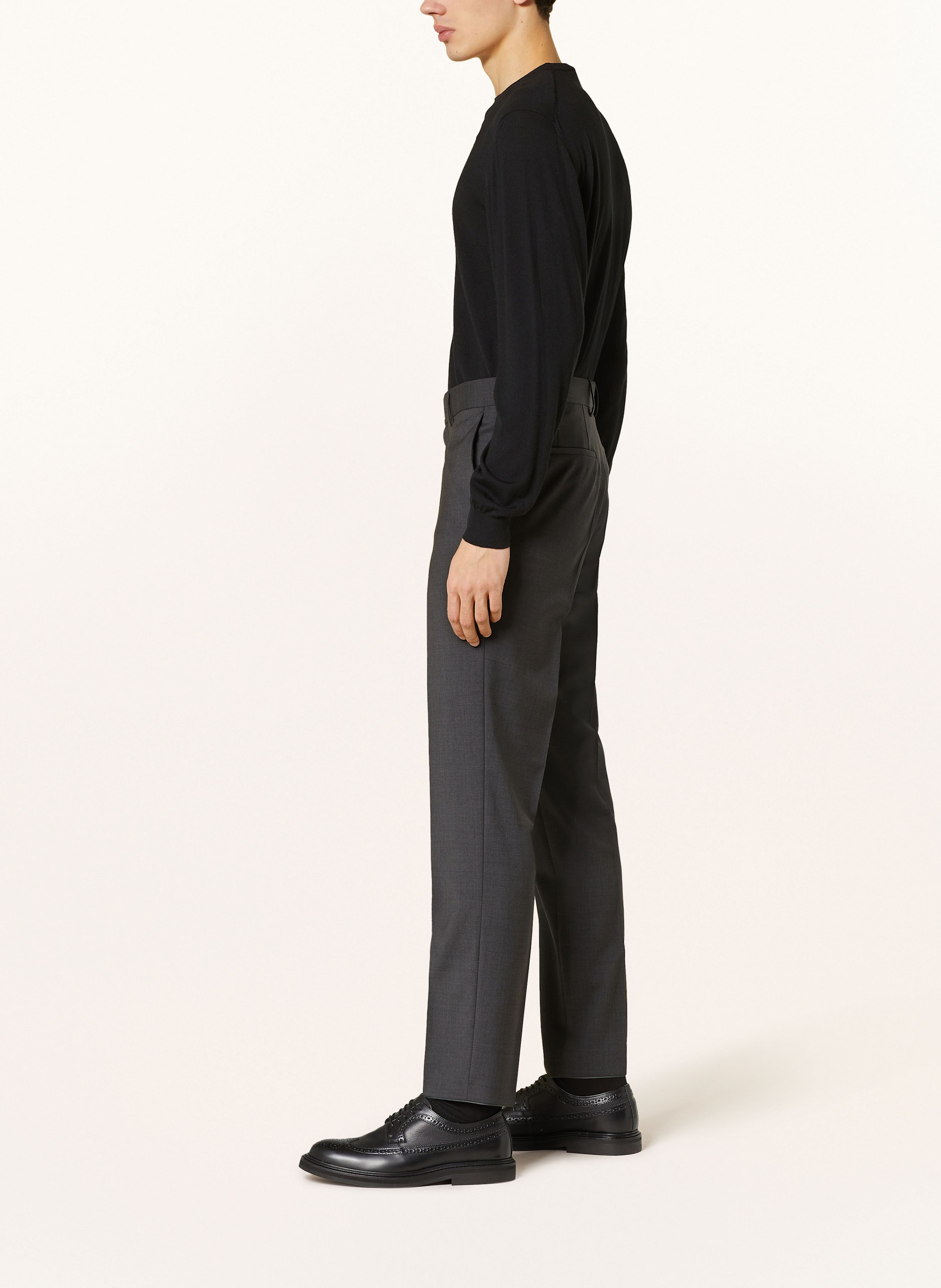 Thumbnail - Boss Anzughose H-Genius Slim Fit grau