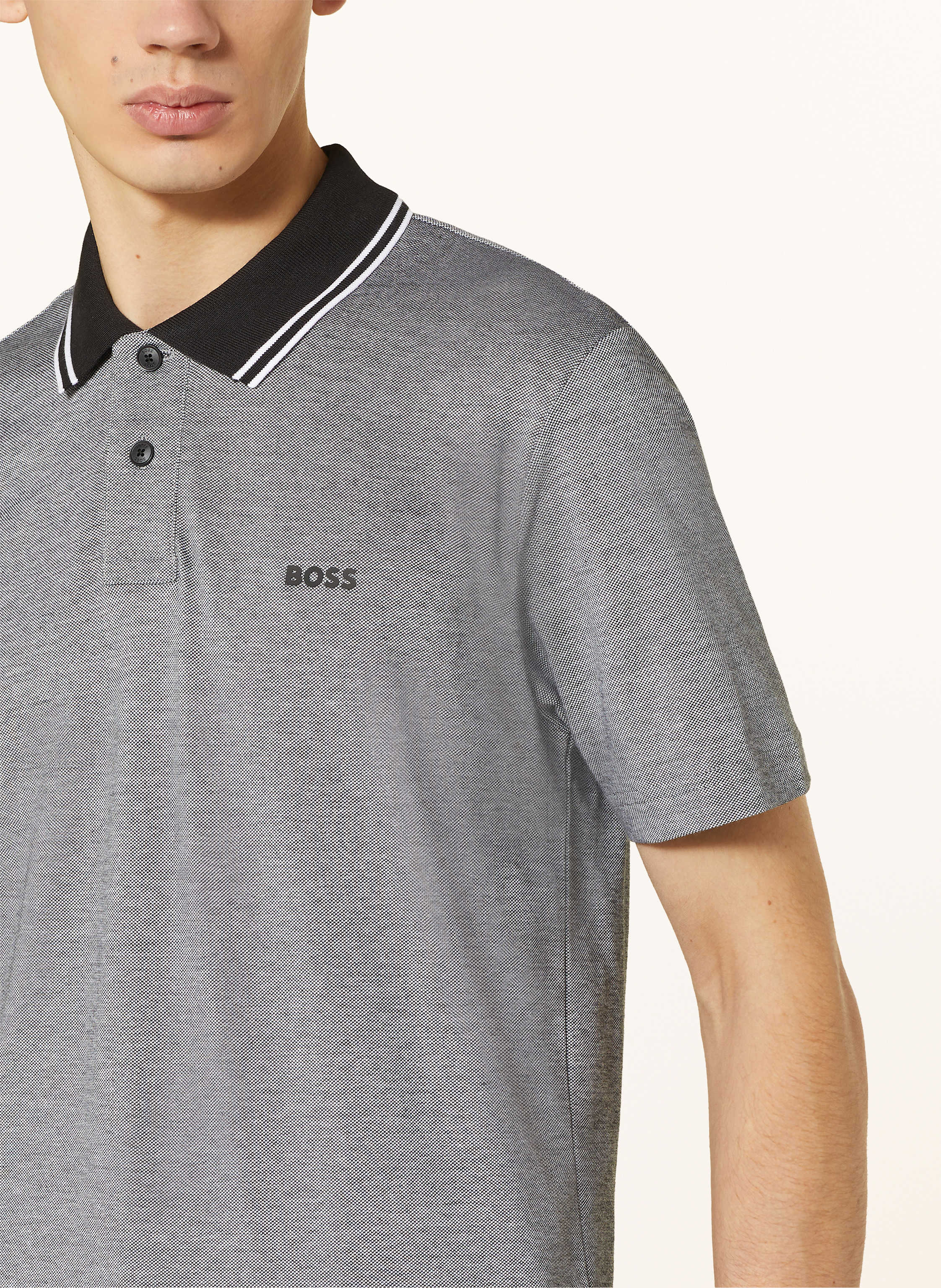 Thumbnail - Boss Piqué-Poloshirt Peoxfordnew schwarz