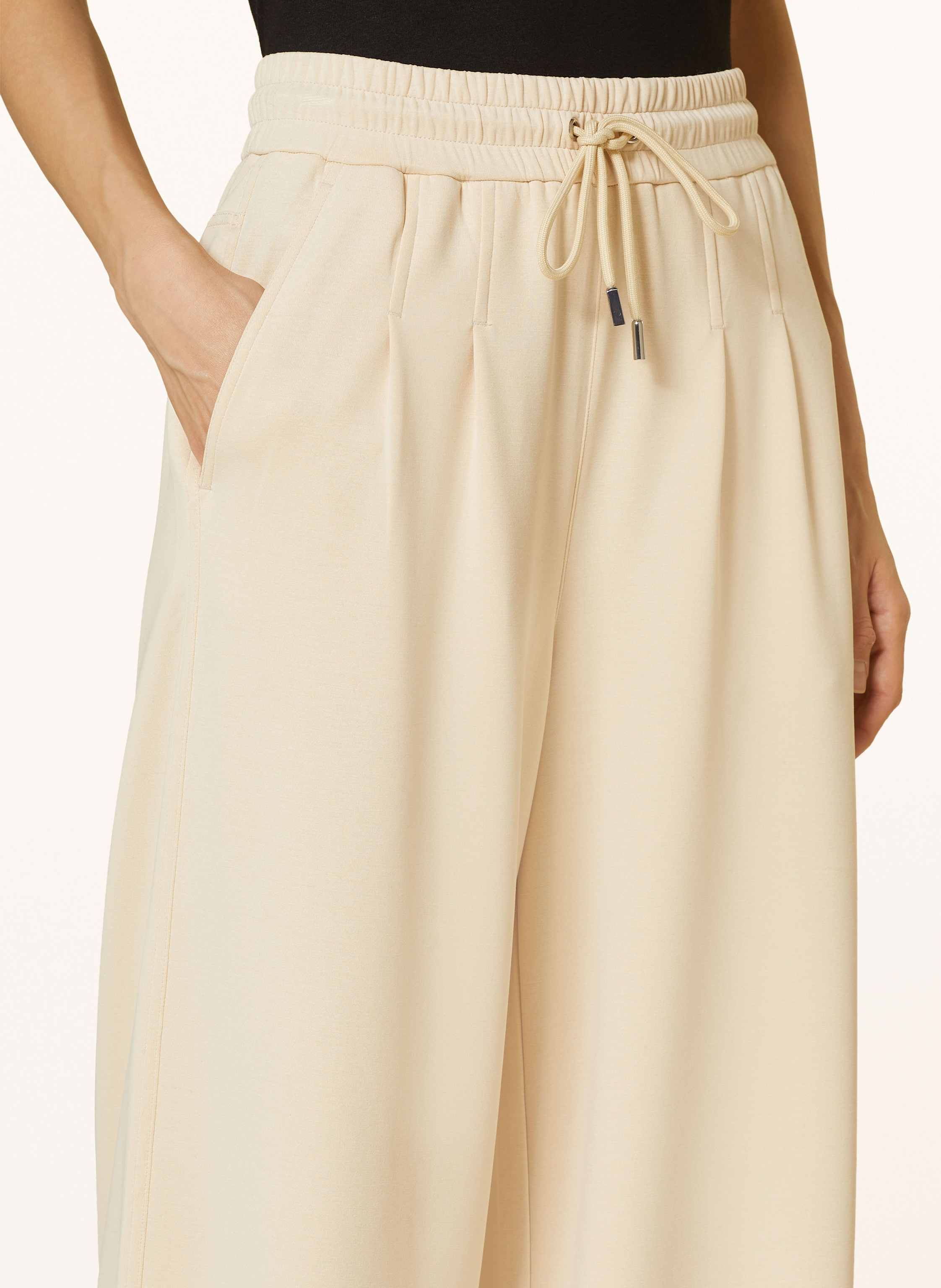 Thumbnail - Boss Hose Esrah Im Jogging-Stil beige